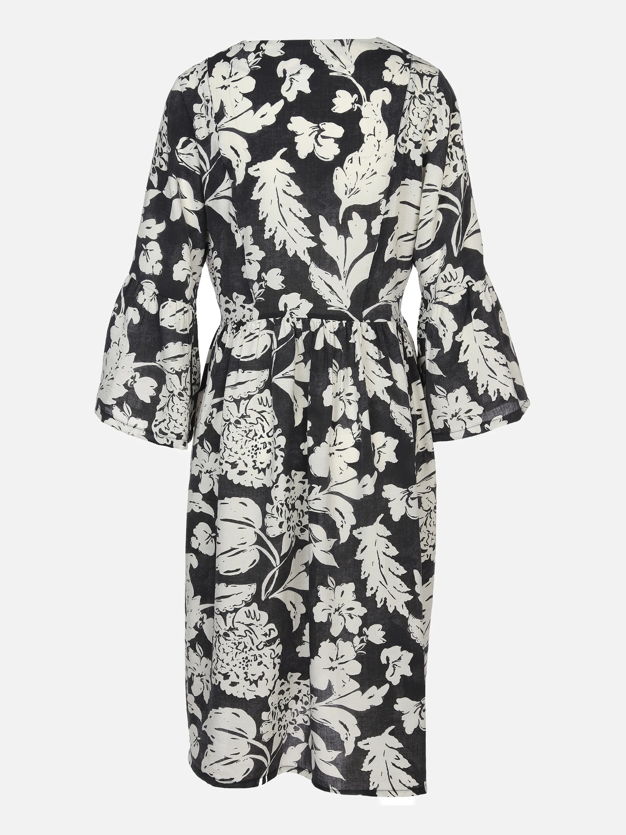 Lisa Tossa Da-Midi-Kleid m.Alloverprint, Schwarz 877839 SCHWARZ GE 2