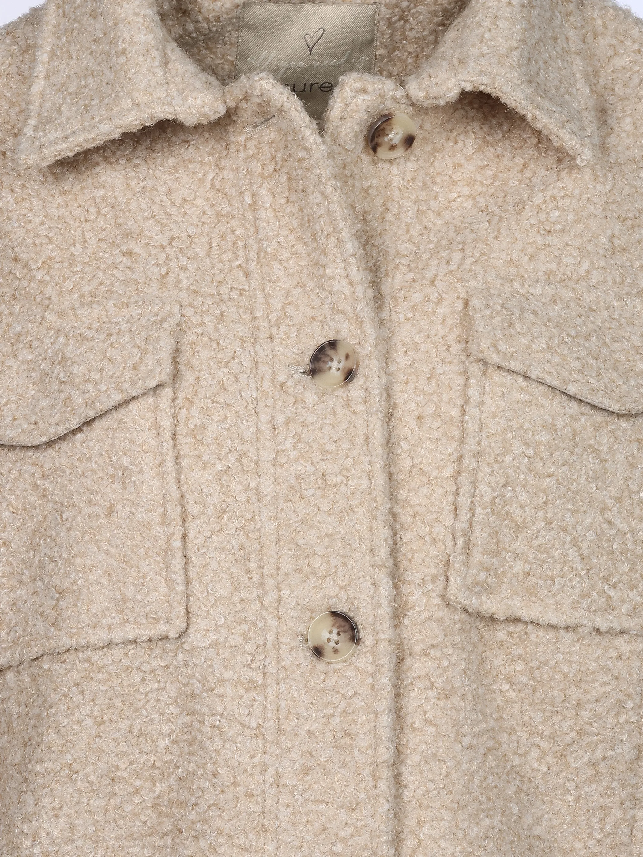 Sure Da-Boucle-Jacke Beige 929979 BEIGE 3