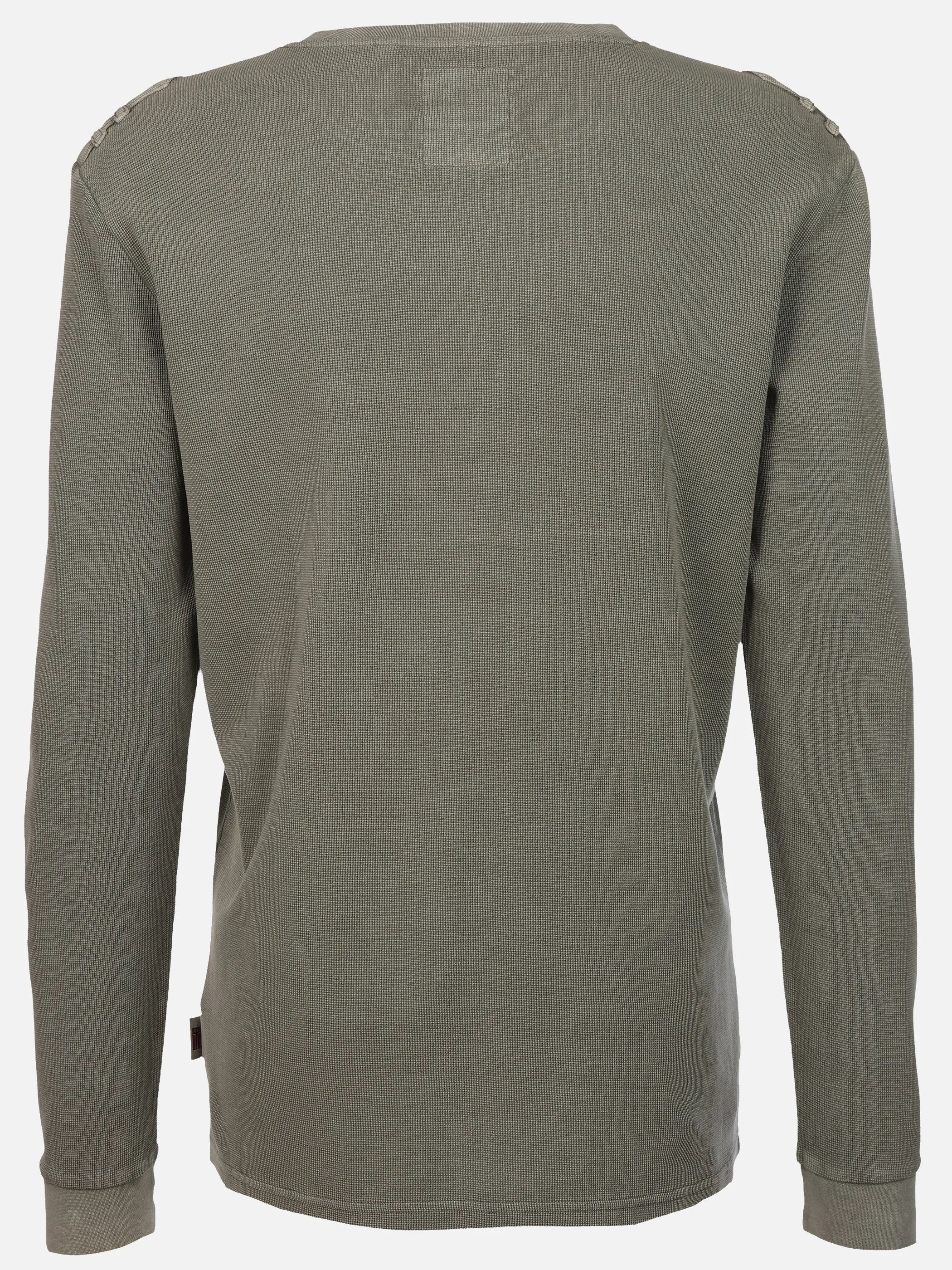 Southern Territory He. Henleyshirt 1/1 Arm waffle Grau 929629 GREY 2