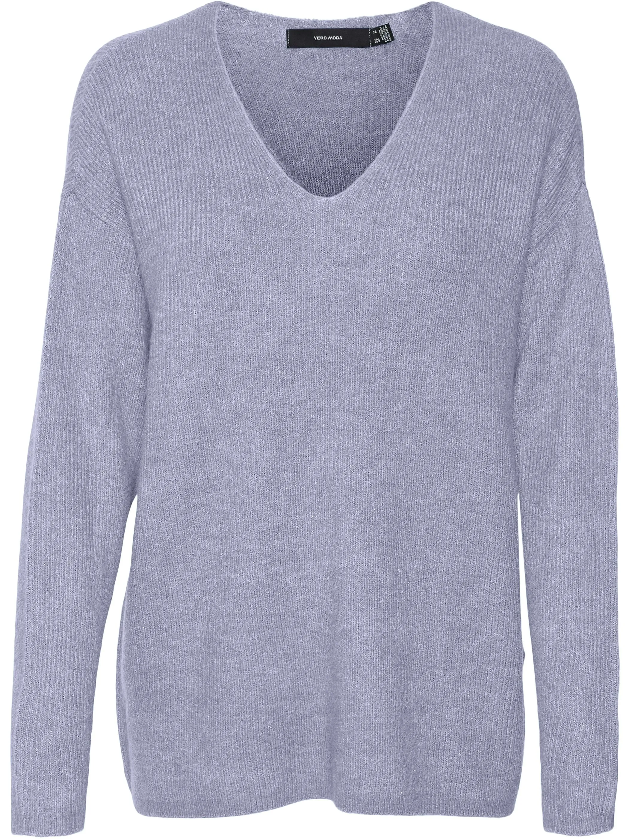 Vero Moda 10233357 VMCREWLEFILE LS V-NEC Lila 842583 211251002 1