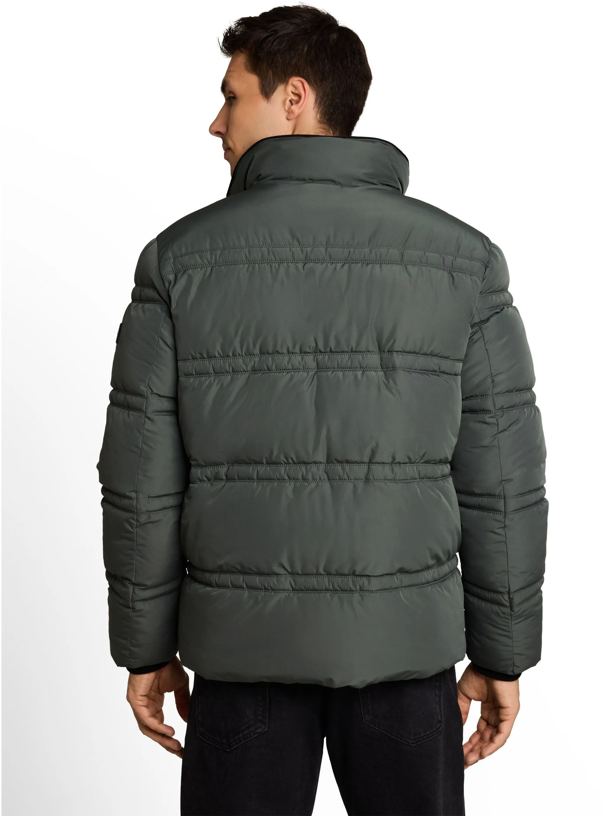 Tom Tailor 1051112 sporty puffer jacket Grün 934285 14406 2