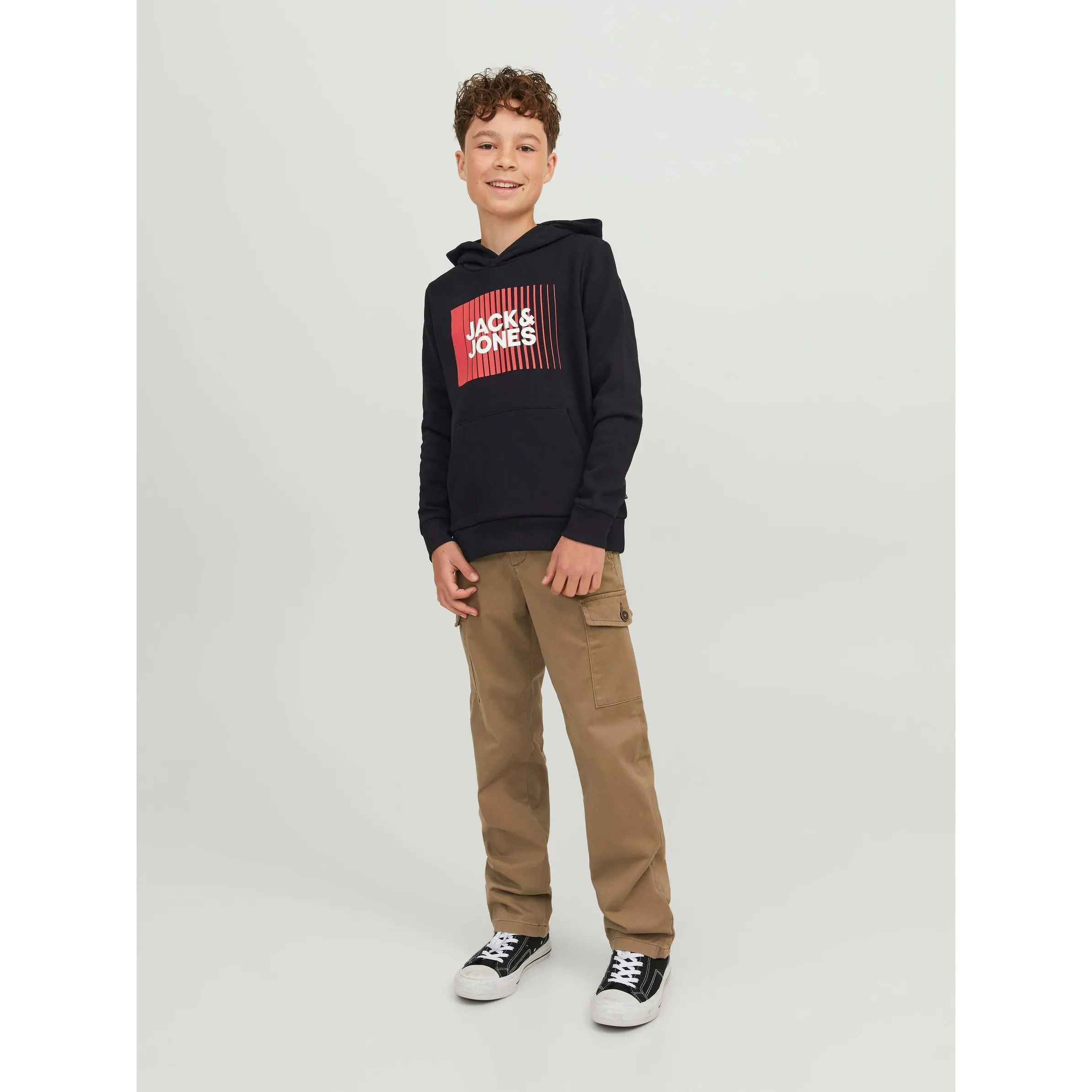Jack&Jones Junior 12237459 JJECORP LOGO SWEAT HO Schwarz 879585 178012 4 Jack&Jones Junior 12237459 JJECORP LOGO SWEAT HO Schwarz 879585 178012 4