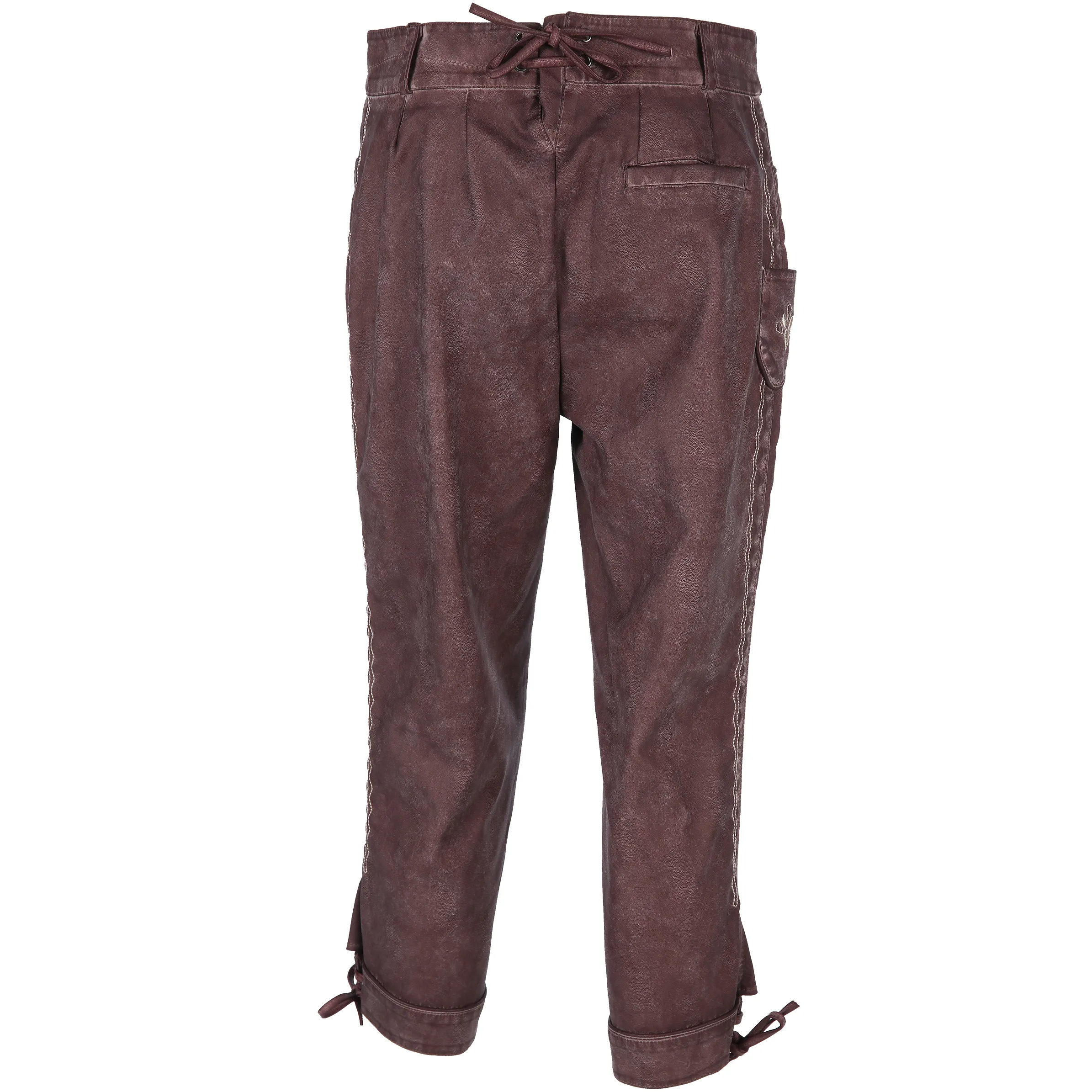 Brandl Tracht Da-PU-Kniebundhose Rot 793914 BORDEAUX 2
