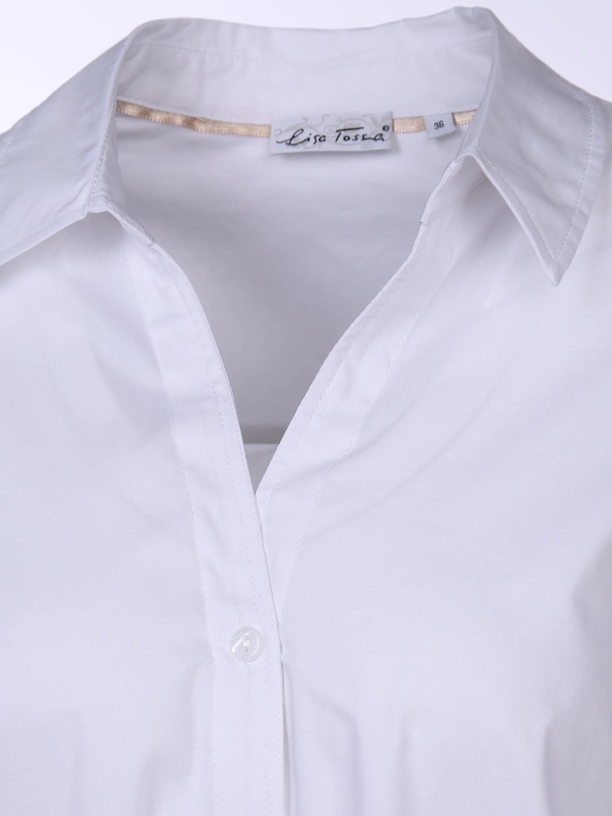 Lisa Tossa Da-Hemdbluse langarm Weiß 877838 WEIß 3 Lisa Tossa Da-Hemdbluse langarm Weiß 877838 WEIß 3