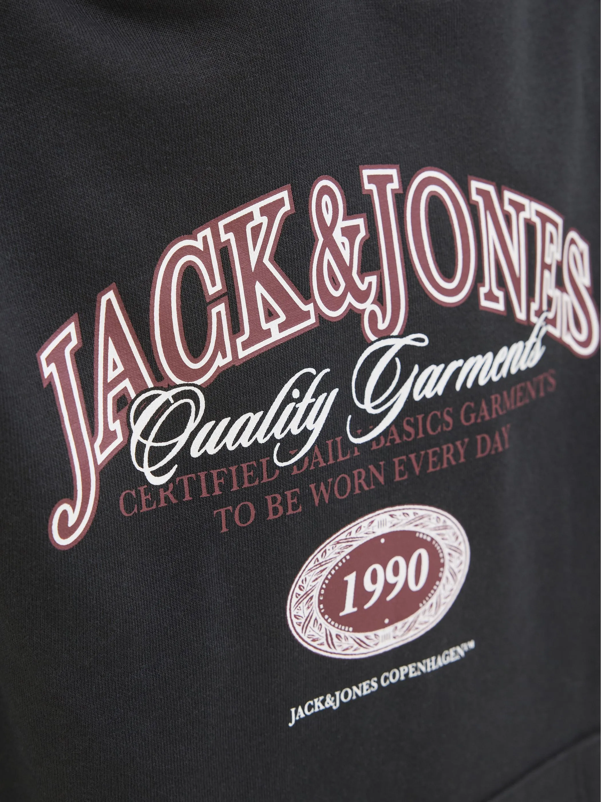 Jack&Jones Junior 12289751 JJARI BRANDING SWEAT Schwarz 918392 178012 3