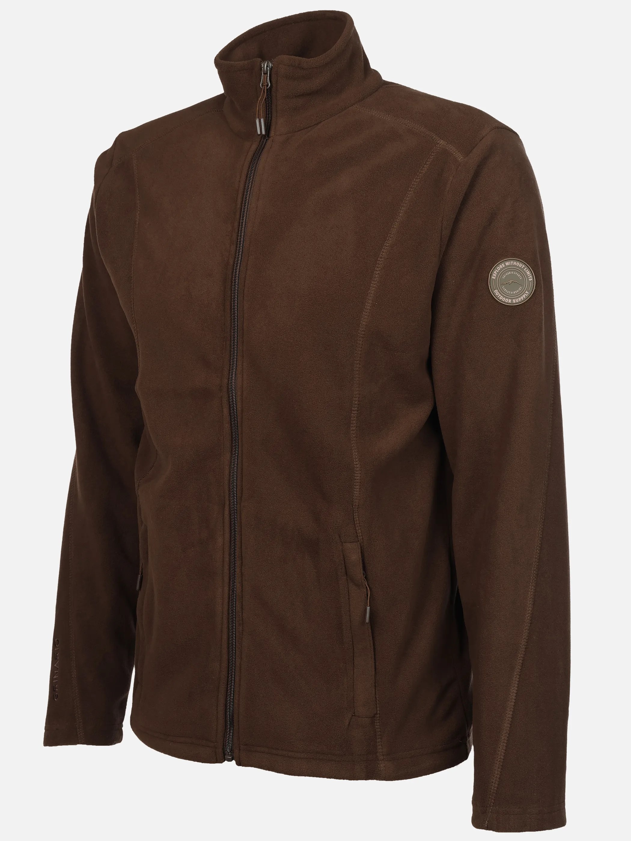 Grinario Sports He-Fleecejacke Braun 928414 19-0840TCX 3