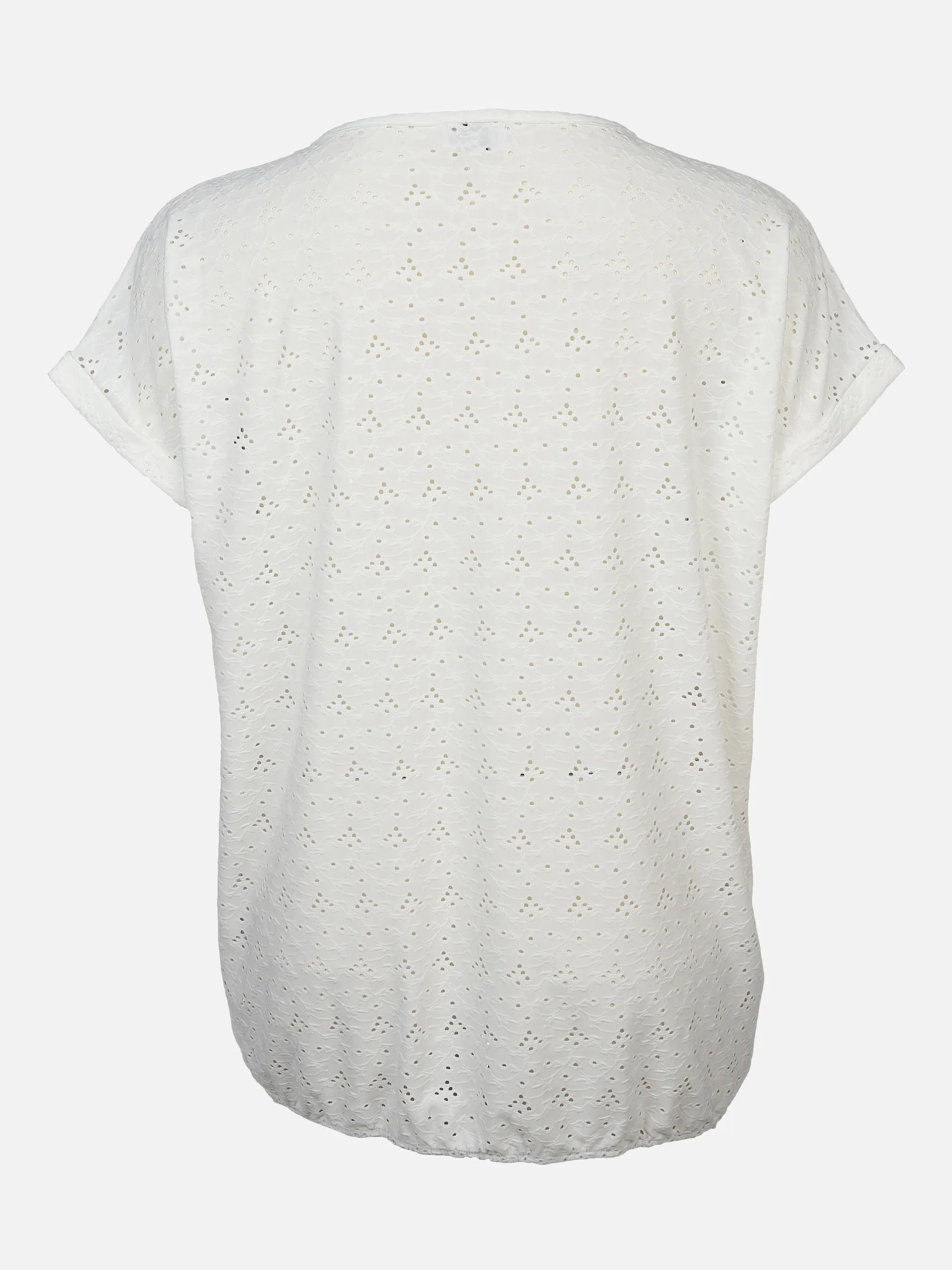 Sonja Blank Da-gr.Gr.Jacquardshirt 1/2 Arm Weiß 877576 OFFWHITE 2