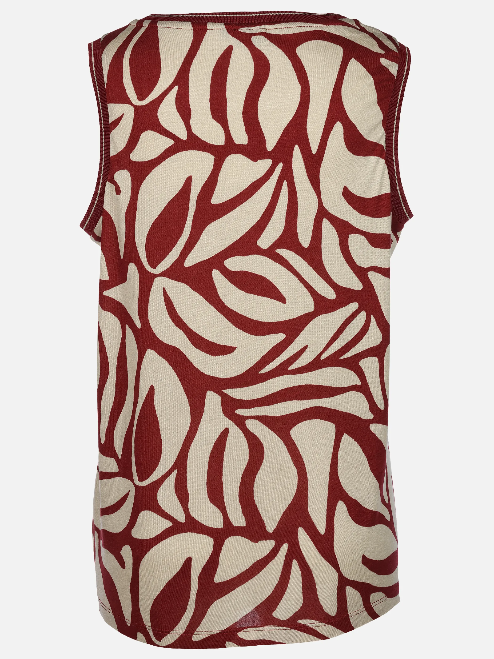 Lisa Tossa Da-Top m. Strick-Bündchen Rot 926186 RHUBARB 2