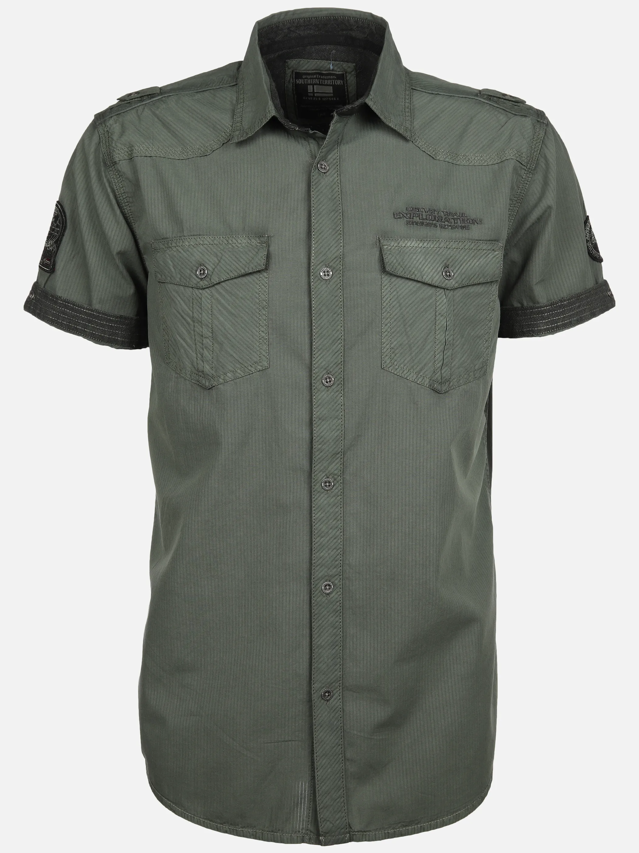 Southern Territory He. Freizeithemd 1/2 Arm oilwa Oliv 892281 OLIVE 1