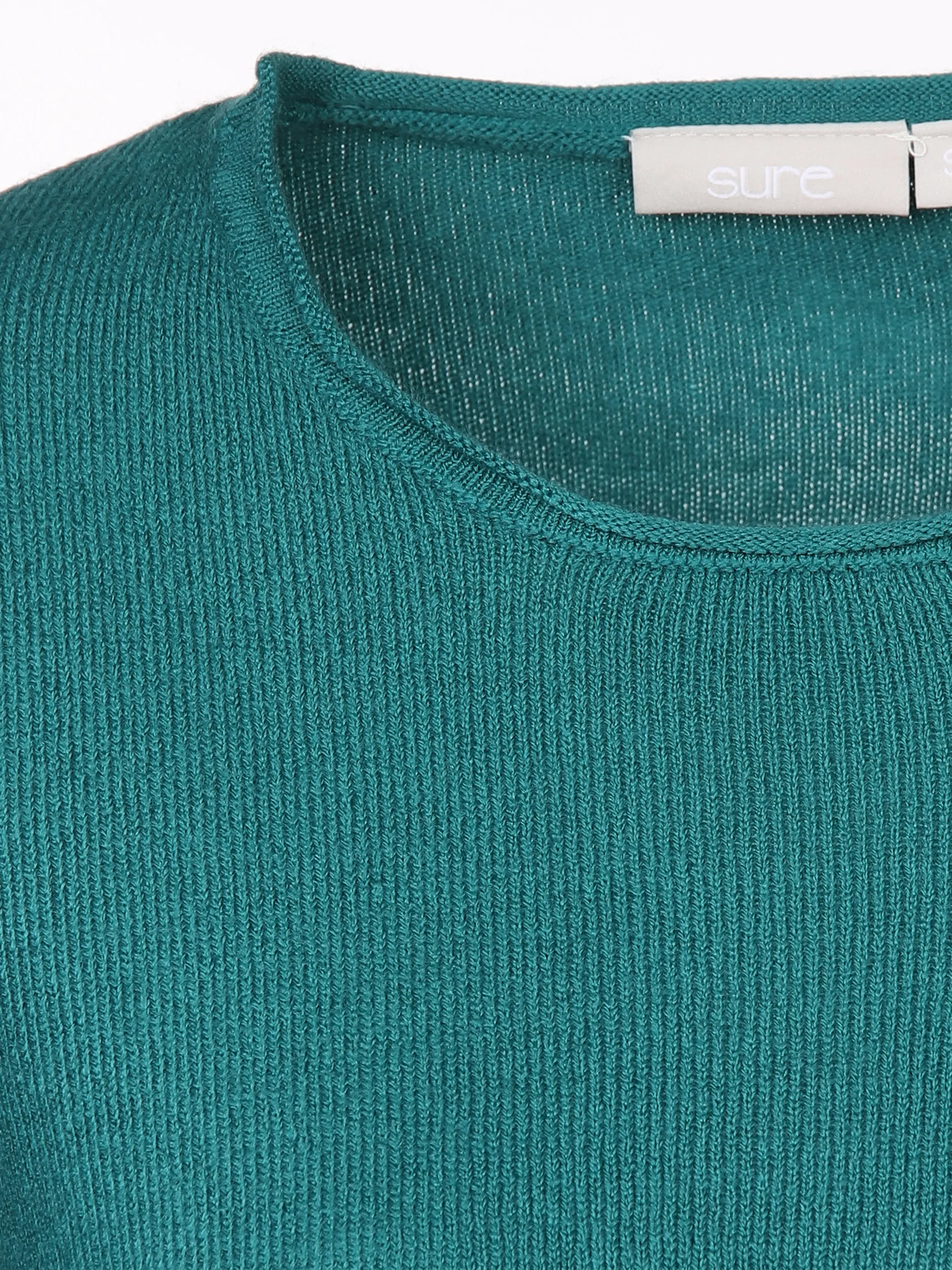 Sure Da-Rundhalspullover cashmere l Türkis 879862 PETROL 3