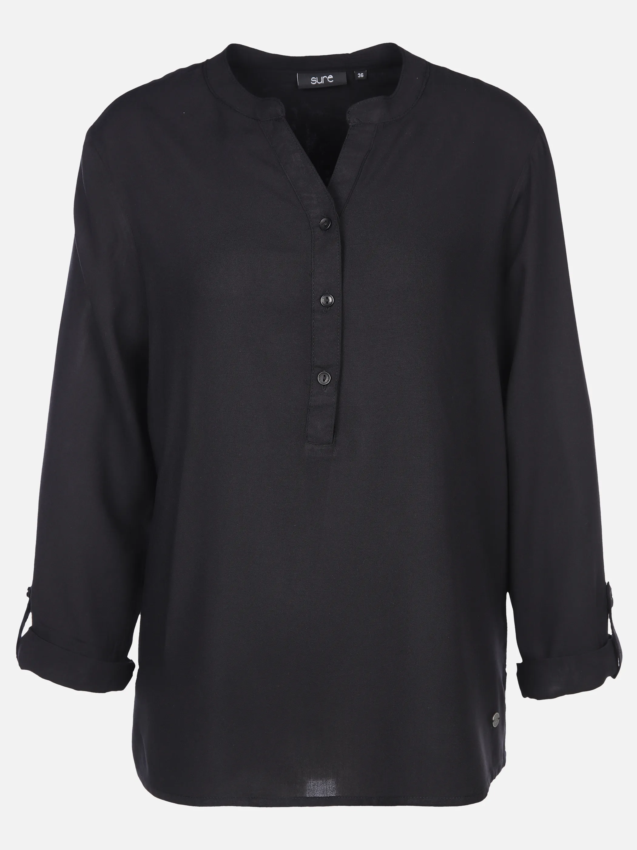 Sure Da-Viskose-Bluse Schwarz 896633 SCHWARZ 1 Sure Da-Viskose-Bluse Schwarz 896633 SCHWARZ 1