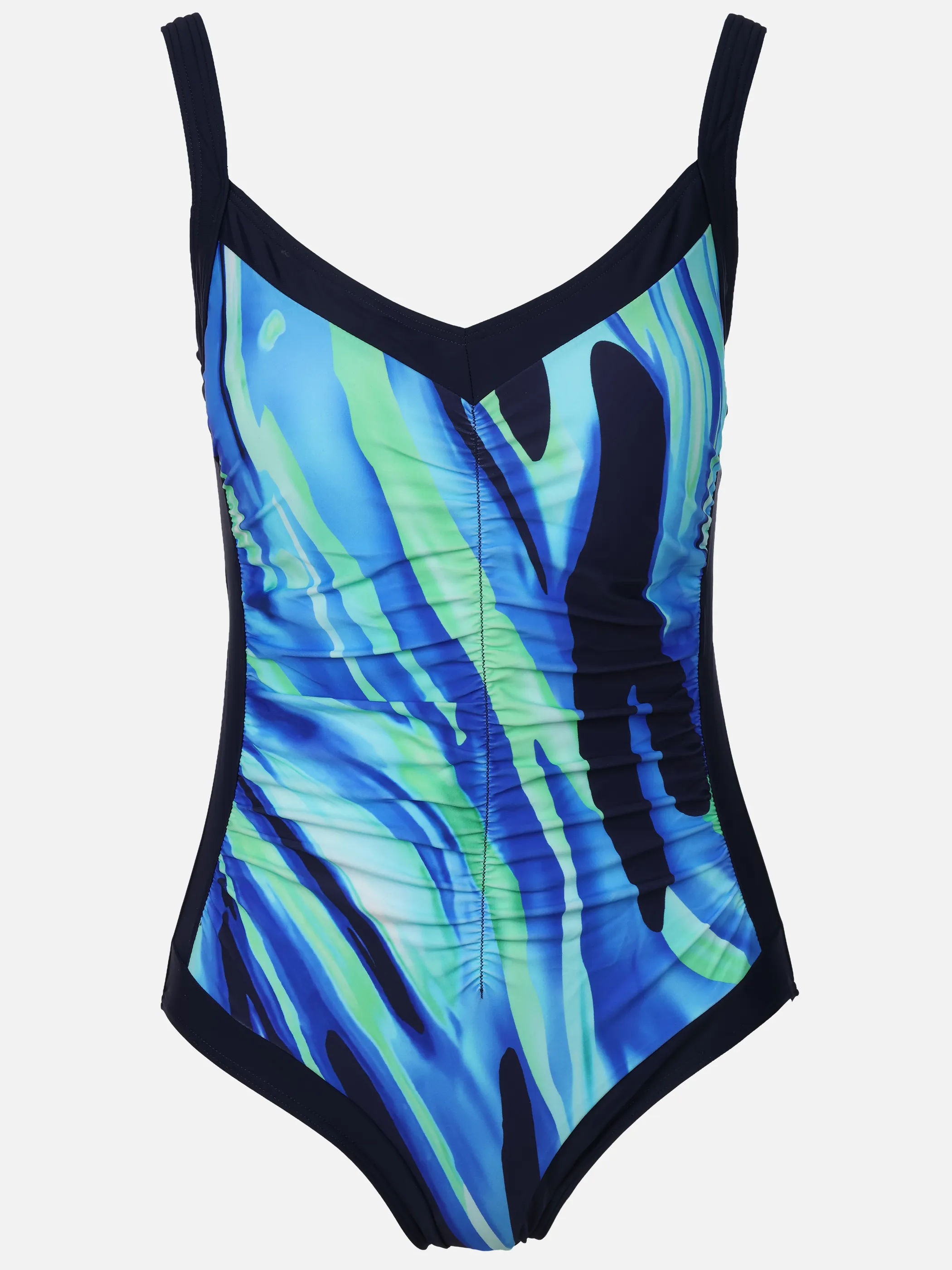 Grinario Sports Da-Badeanzug, gr.Gr., AOP blau Marine 922524 NAVY 1