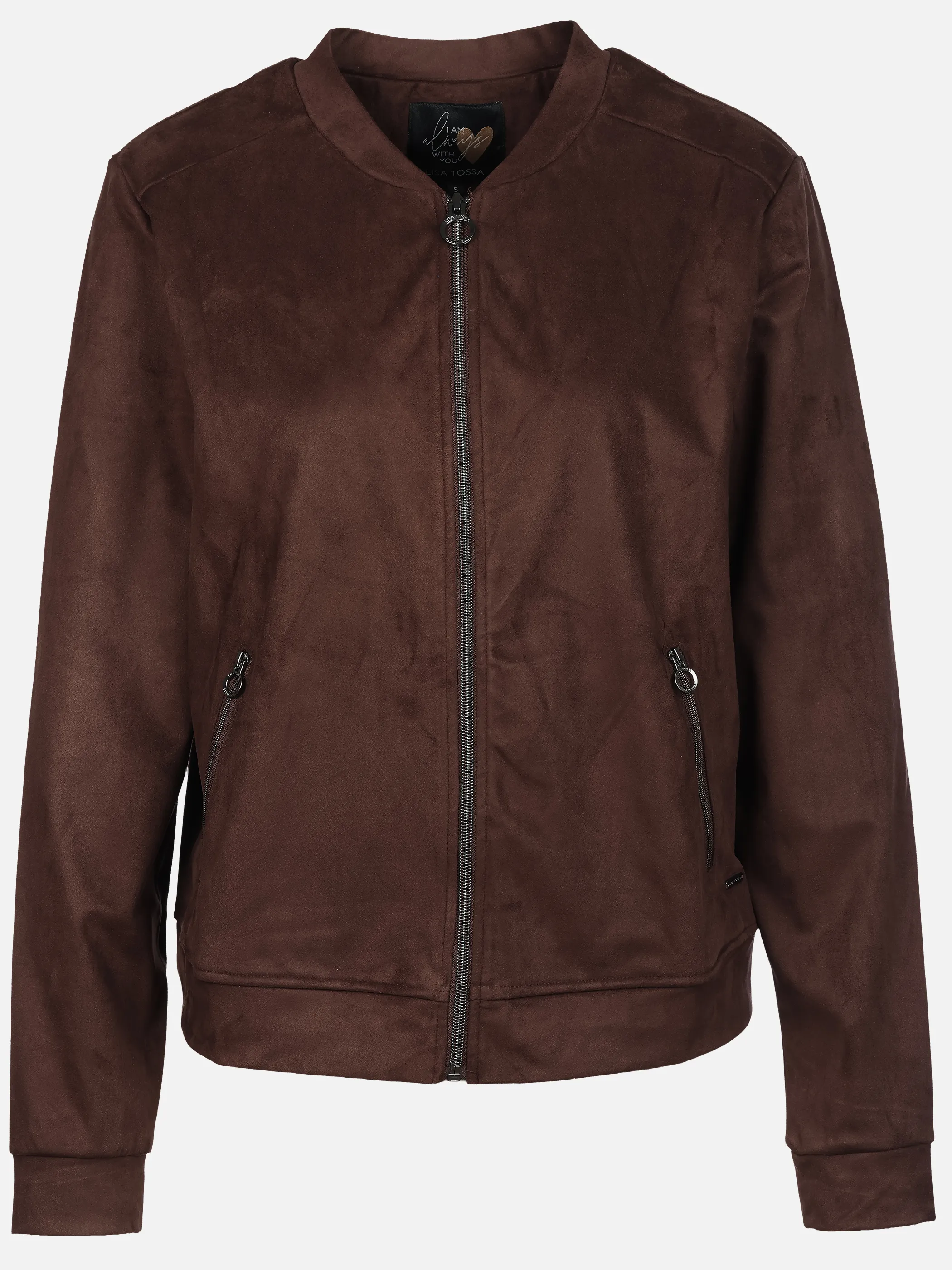 Lisa Tossa Da-Blouson in Velourslederopti Braun 932959 JAVA 1