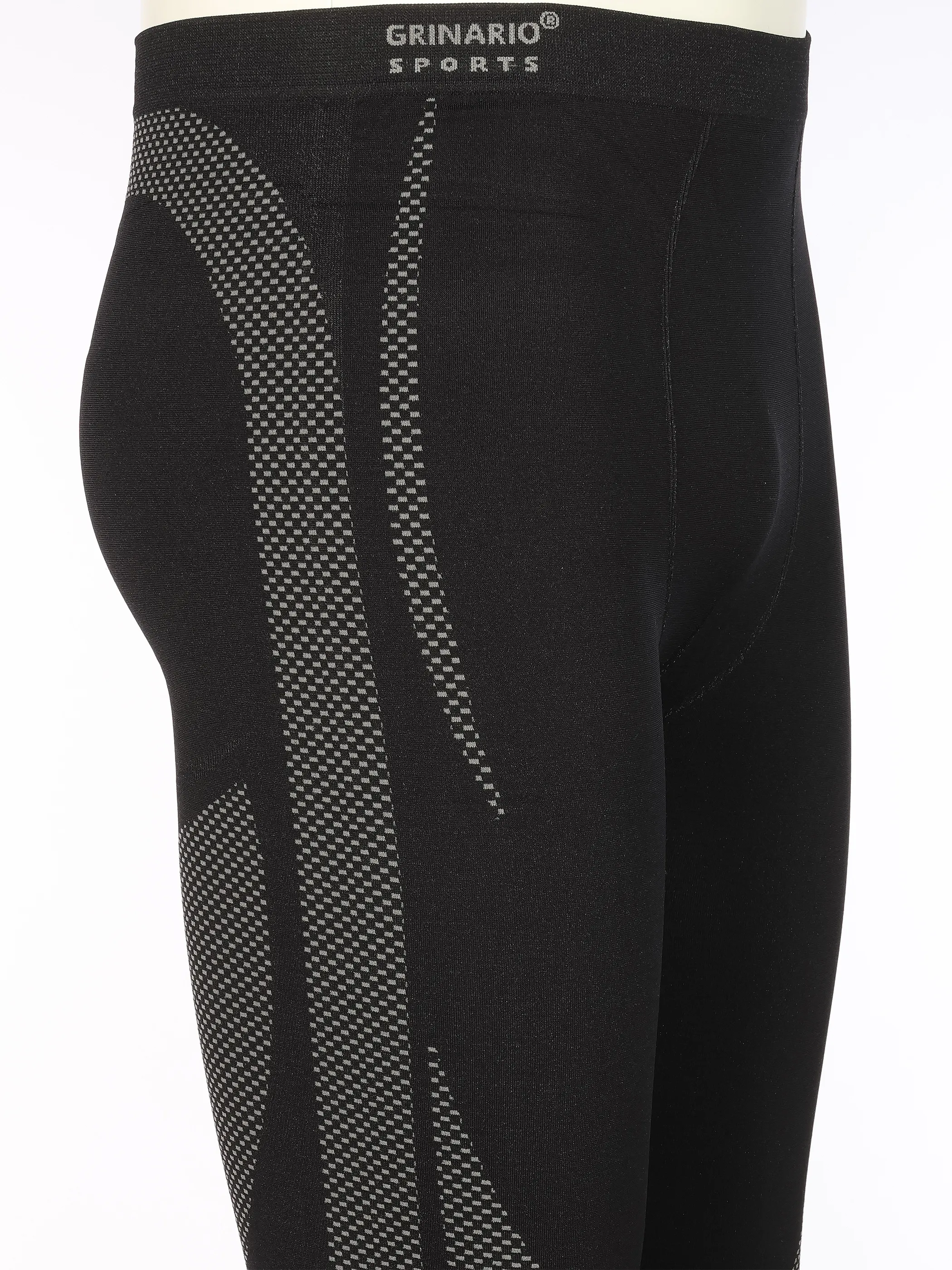 Grinario Sports He Funnktinshose lang Schwarz 931930 SCHWARZ 4