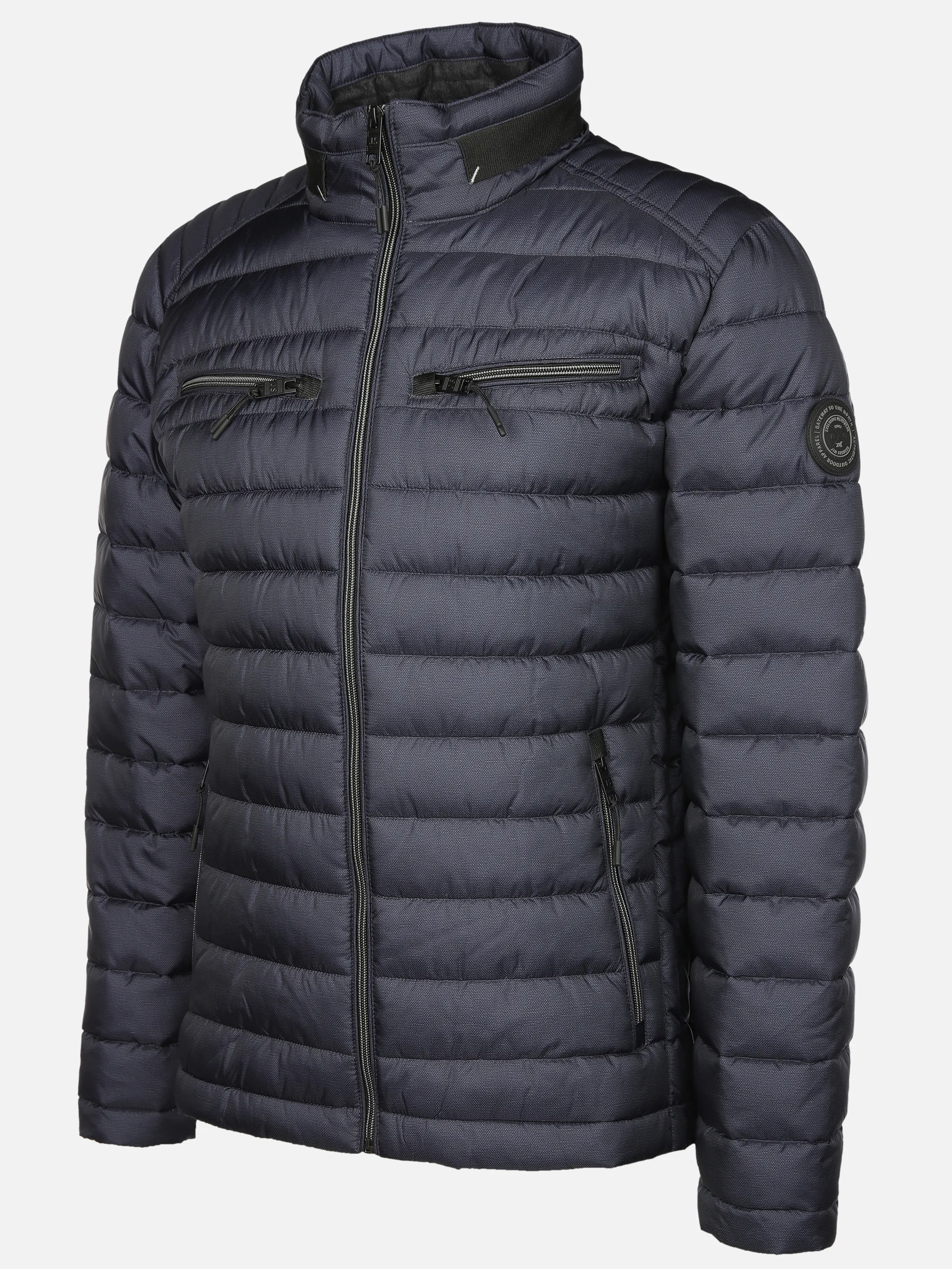 Jim Spencer He. Steppjacke melange Blau 912655 NAVY 3