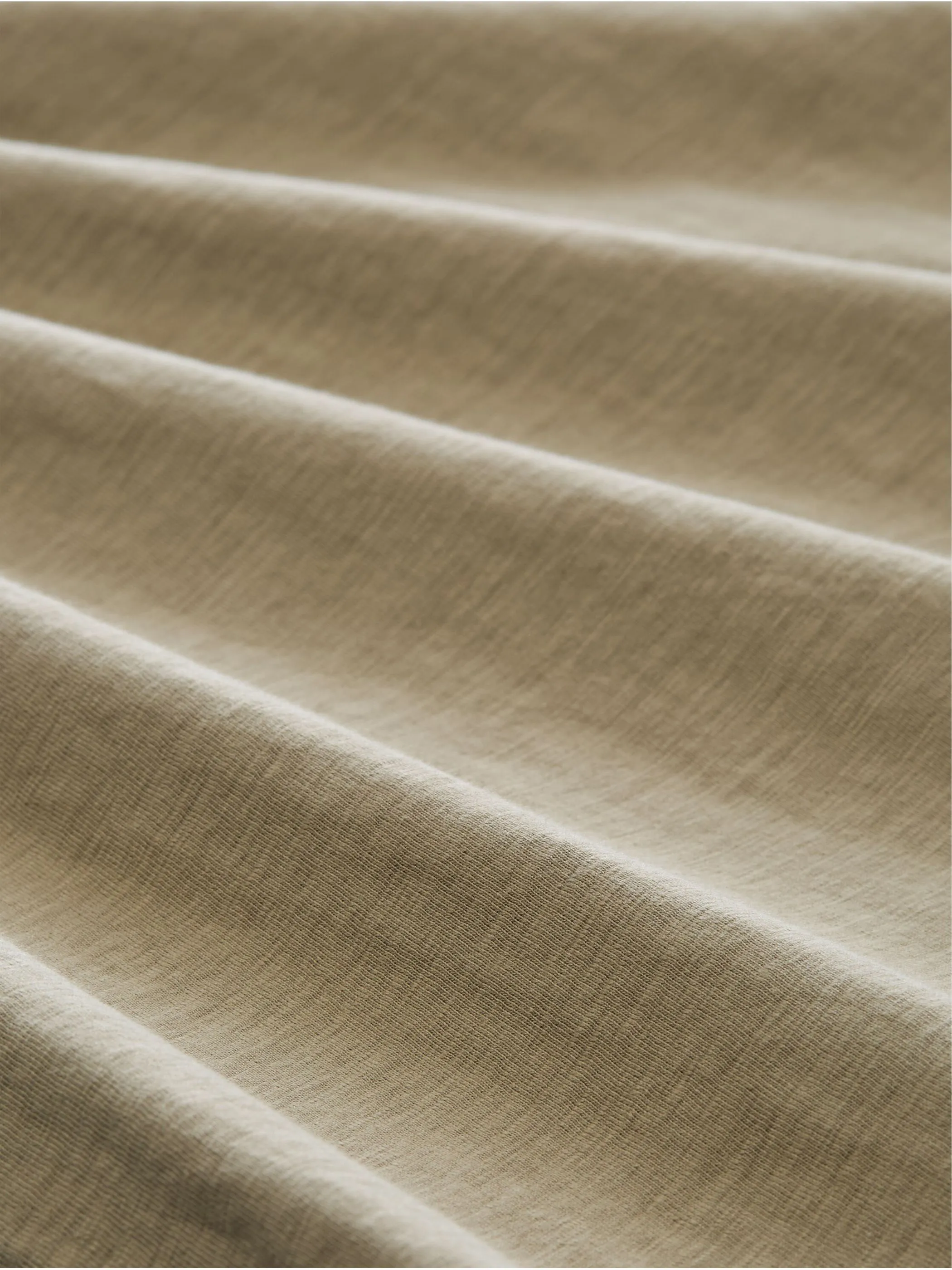 Tom Tailor 1050423 NOS T-shirt slub jersey wide crew Grün 922033 11863