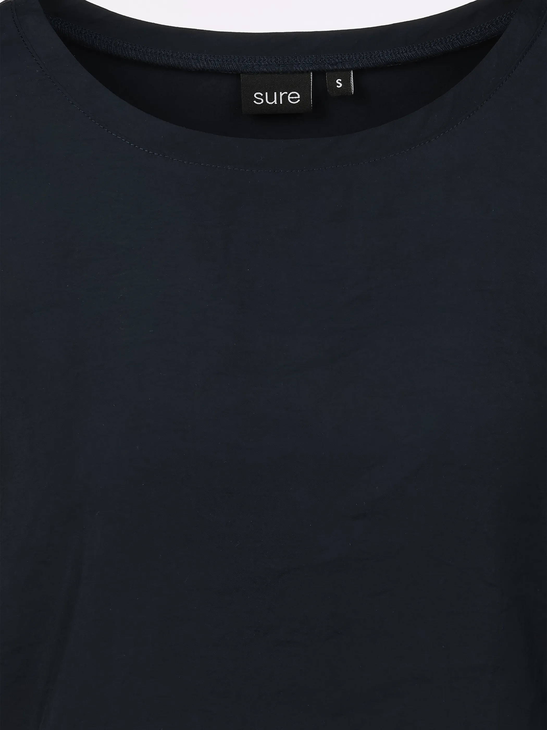 Sure Da.  Materialmix T-Shirt Blau 930797 SAPIRE 3