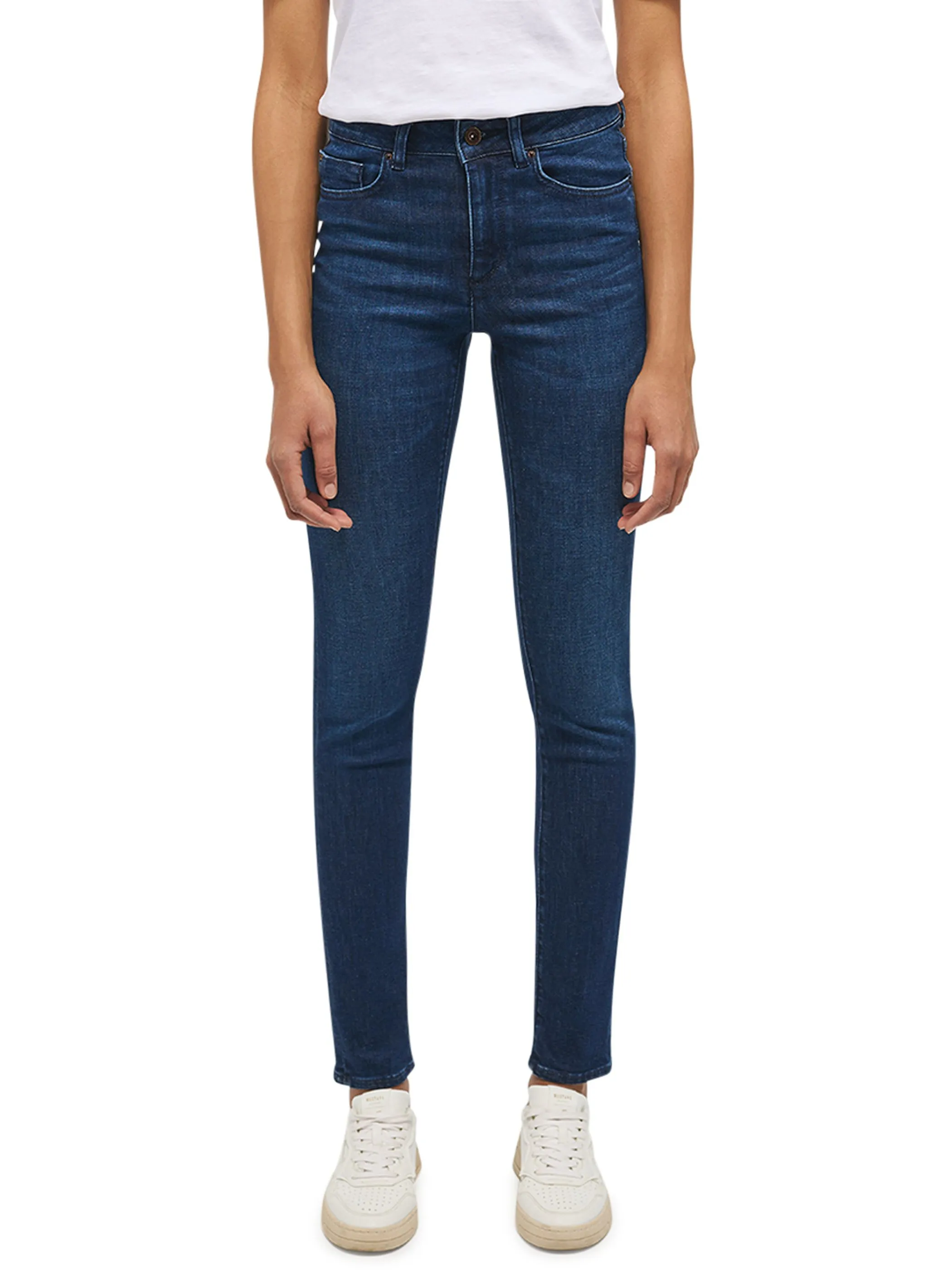 Dámské džíny MUSTANG Shelby-Slim klasicky modré-seprané | EXE JEANS Dámské džíny MUSTANG Shelby-Slim klasicky modré-seprané | EXE JEANS