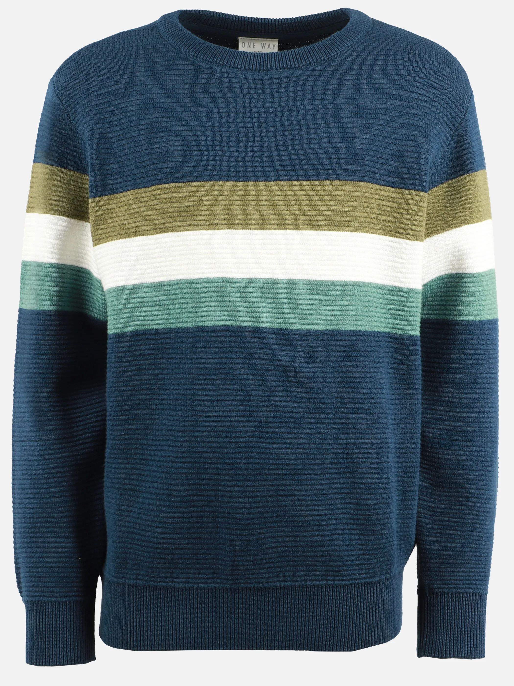 One Way KJ Knit Pullover in blau Blau 913496 BLAU 1 One Way KJ Knit Pullover in blau Blau 913496 BLAU 1