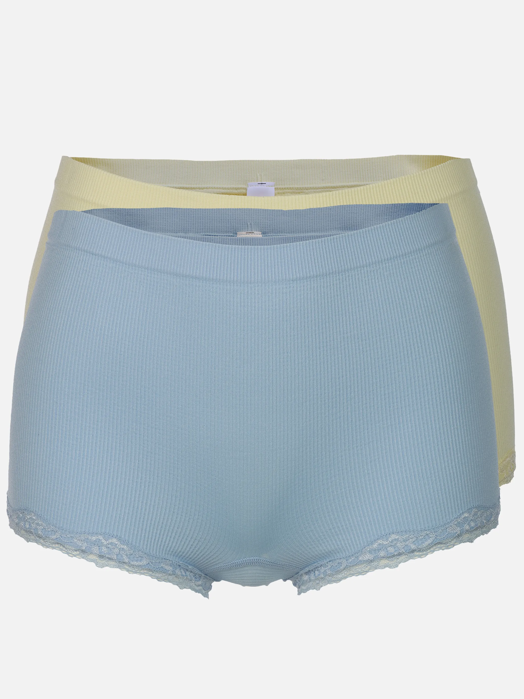Sure Da Panty Seamless 2er Rippe&Spitze Blau 922778 BLAU 1