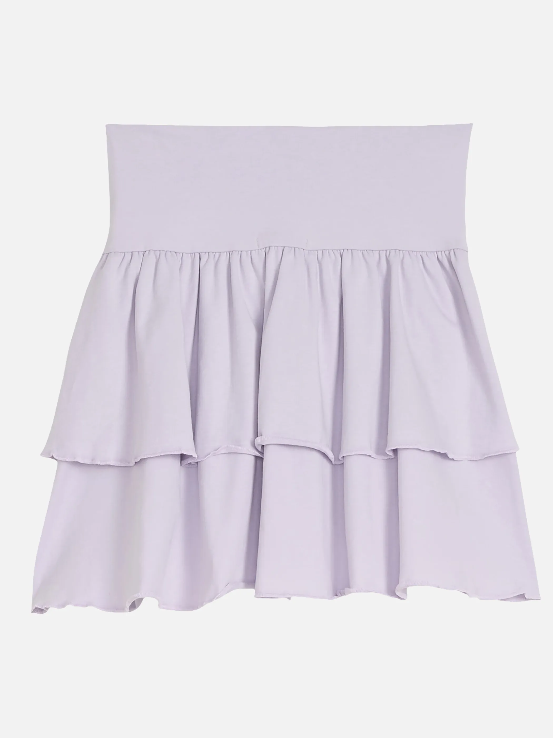 Tom Tailor 1050102 jersey volant skirt Lila 928031 36457 2