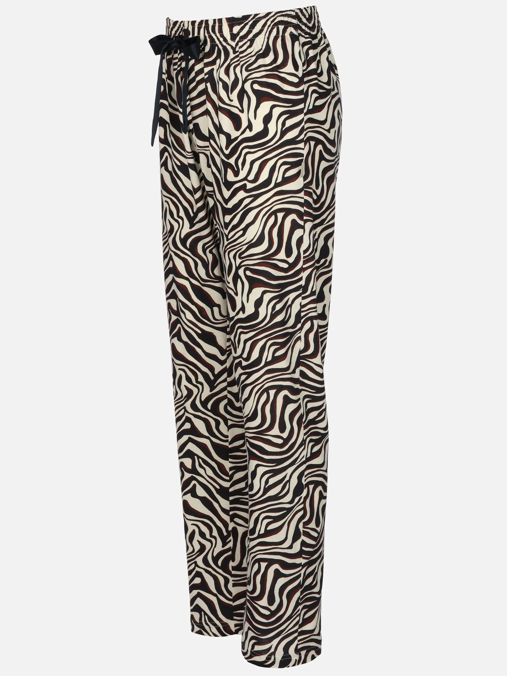 Sure Da. Nachtwäsche Hose lang Zebr Weiß 916225 ECRU 3