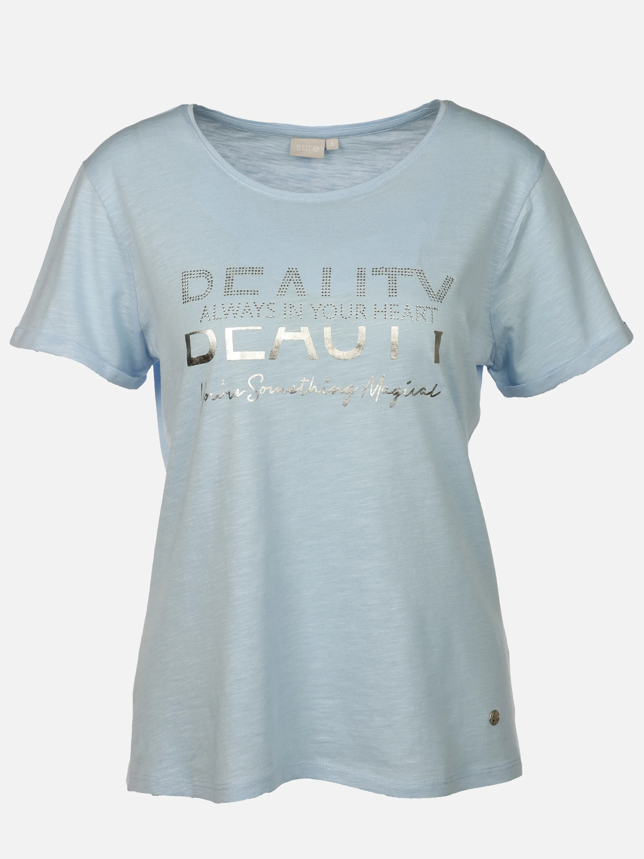 Sure Da-T-Shirt m. Folienprint Blau 926144 WINDSURFER 1