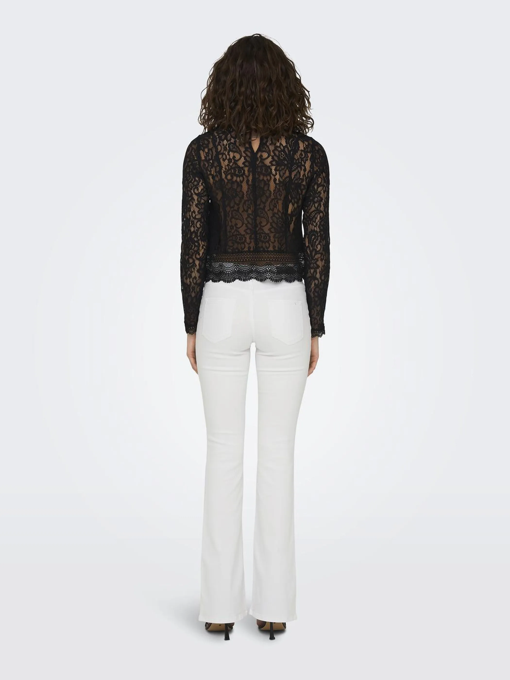 Only 15230778 ONLBLUSH MID FLARED D Weiß 904665 177991 4