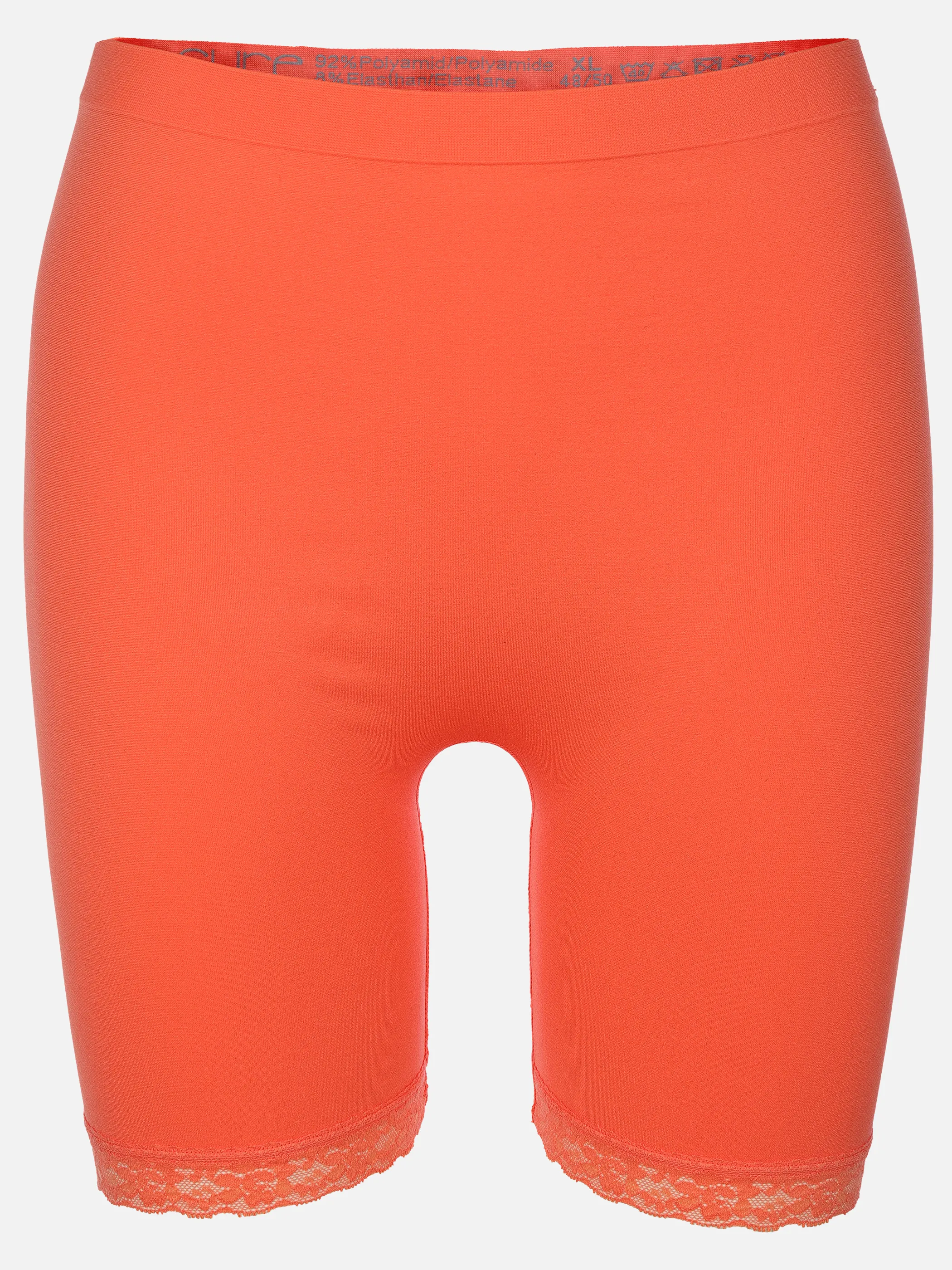 Sure Da. Longpant mit Spitze Seamle Orange 905041 PFIRSICH 1