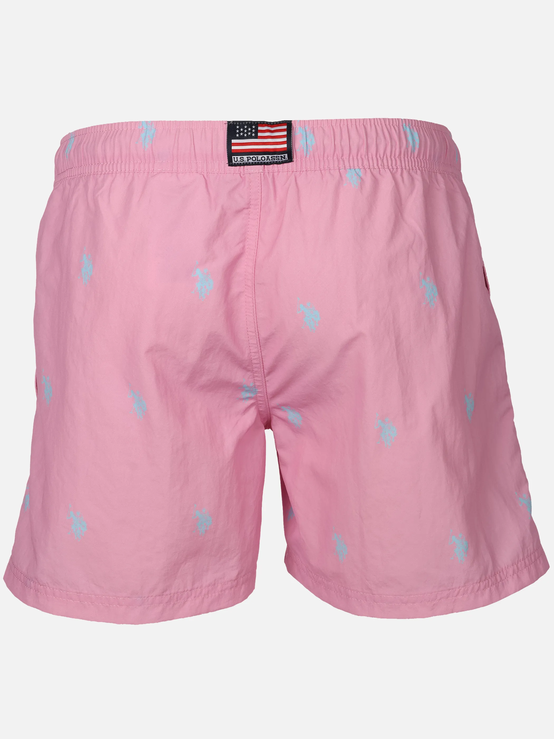 U.S. Polo Assn. He. Badeshorts allover Reiter Pink 924152 554 2
