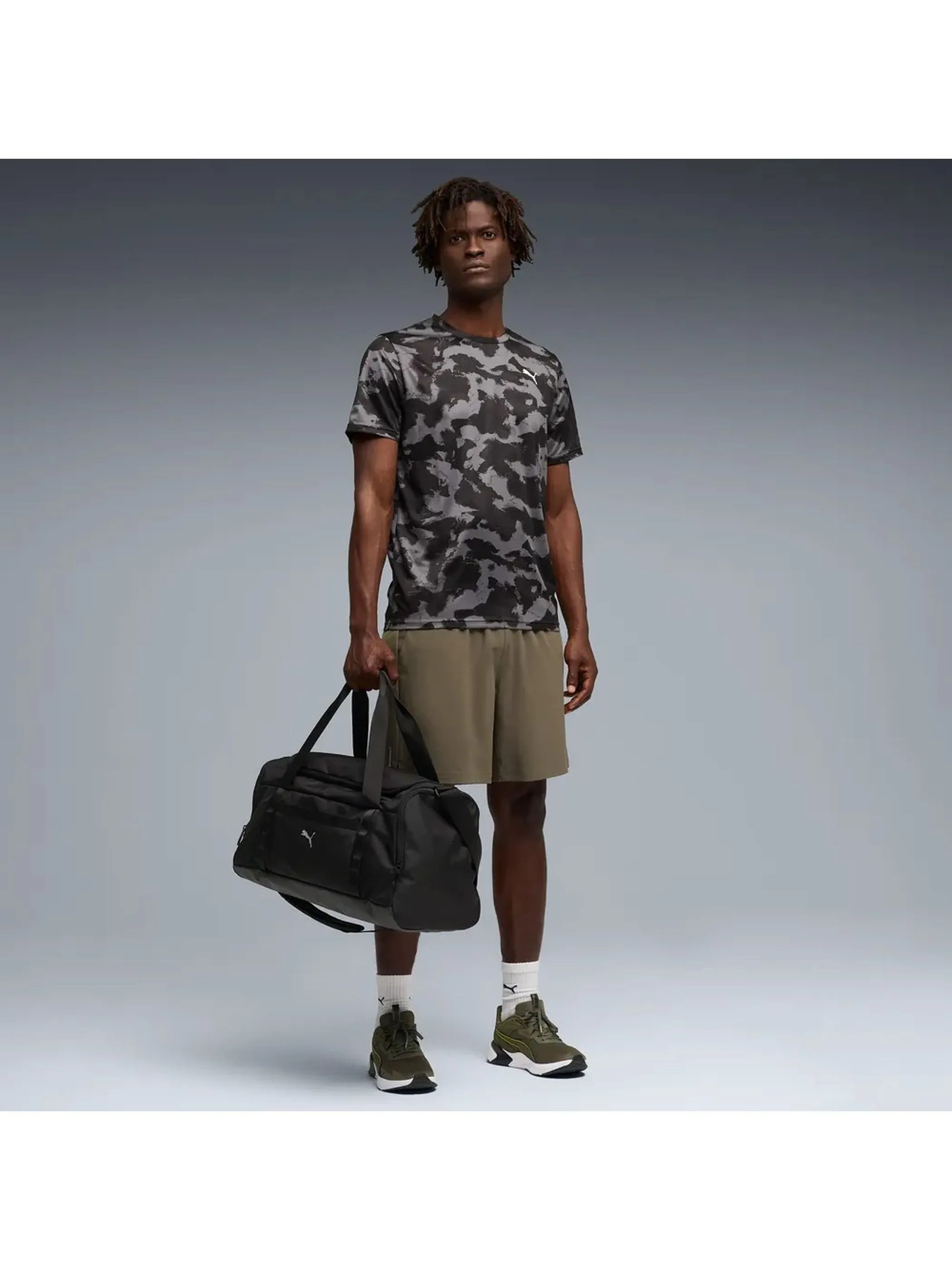 Puma 528538-01 He-Sport T-Shirt TAD ESS AOP TEE, Schwarz 925870 01 4