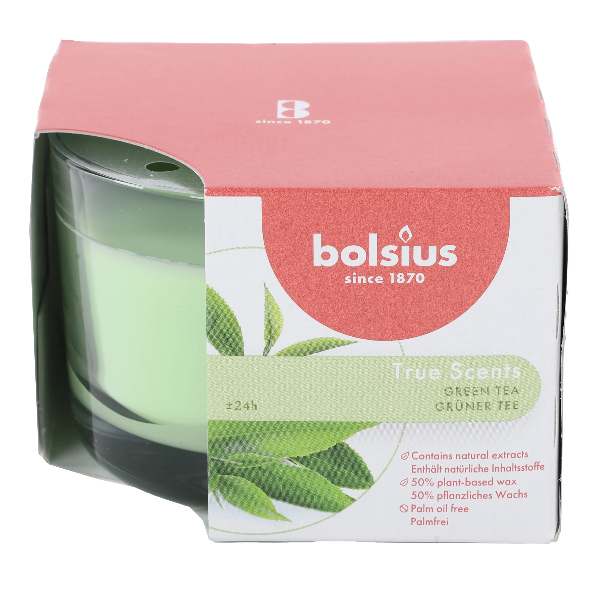 bolsius Duftglas Medium Grüner Tee Bunt 886536 GRÜNERTEE 1 bolsius Duftglas Medium Grüner Tee Bunt 886536 GRÜNERTEE 1