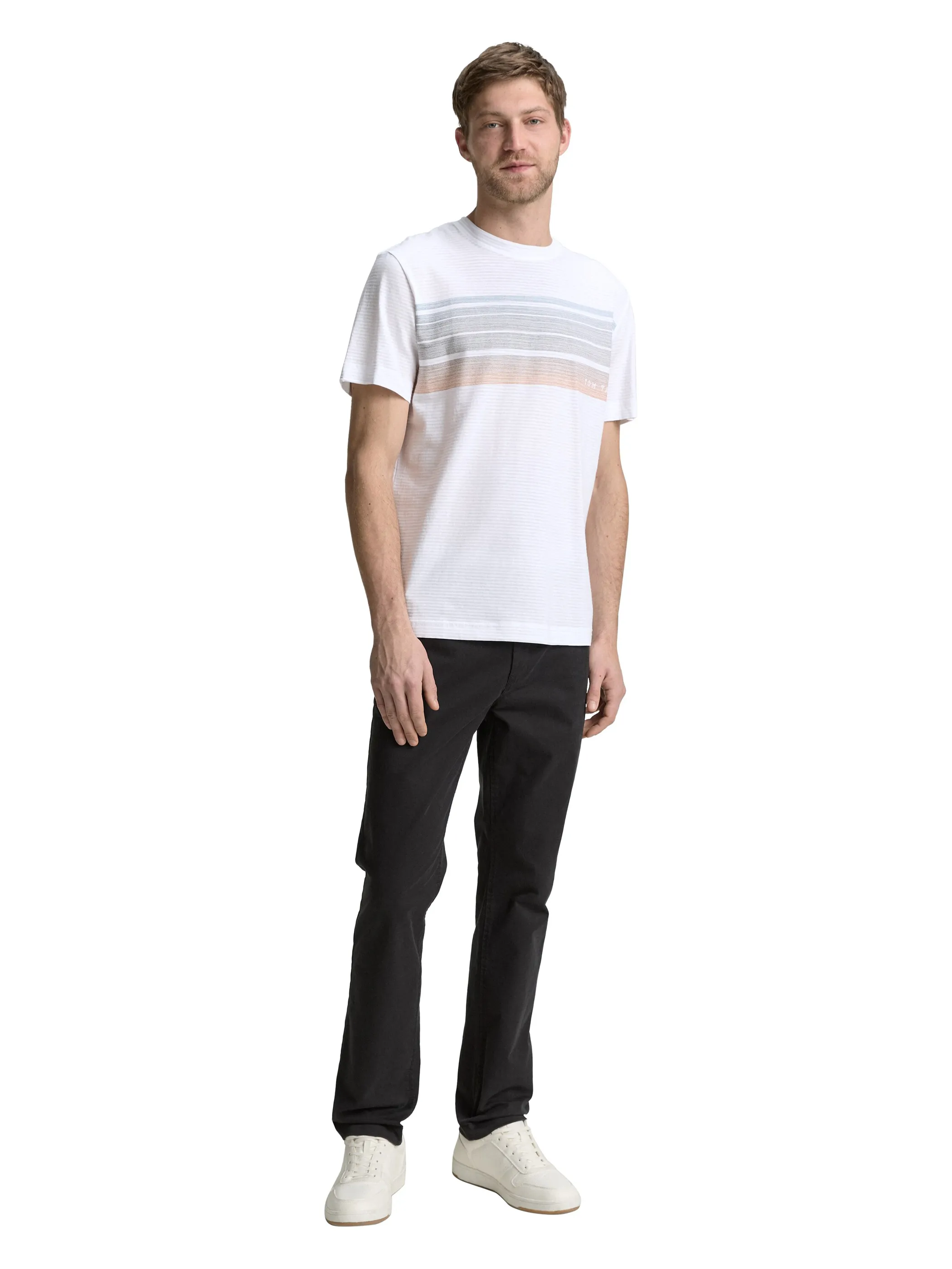 Tom Tailor 1046798 t-shirt with print Weiß 910582 20000 4