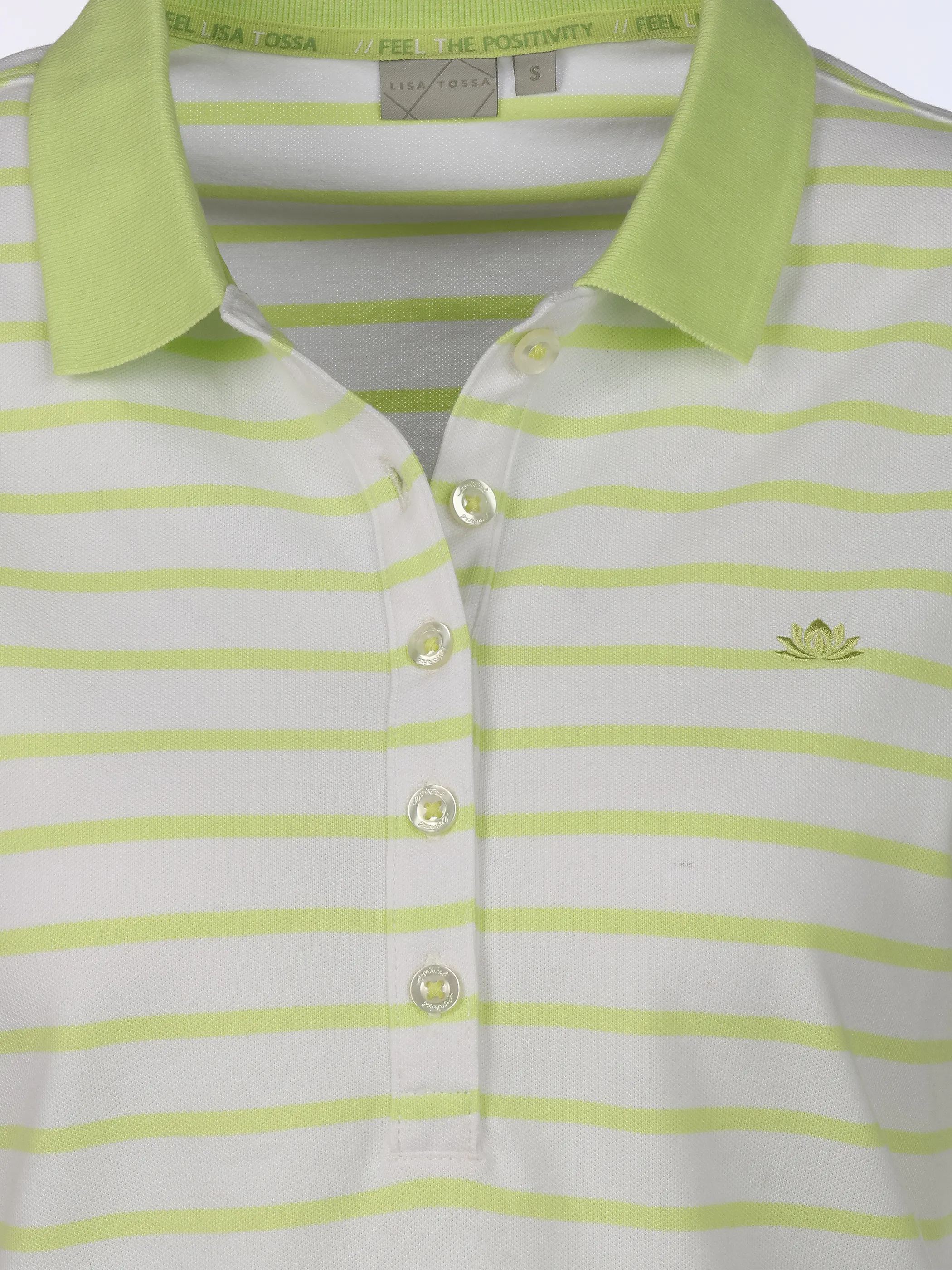 Lisa Tossa Da-Poloshirt, gestreift Grün 924500 SHLIMEBRIG 3