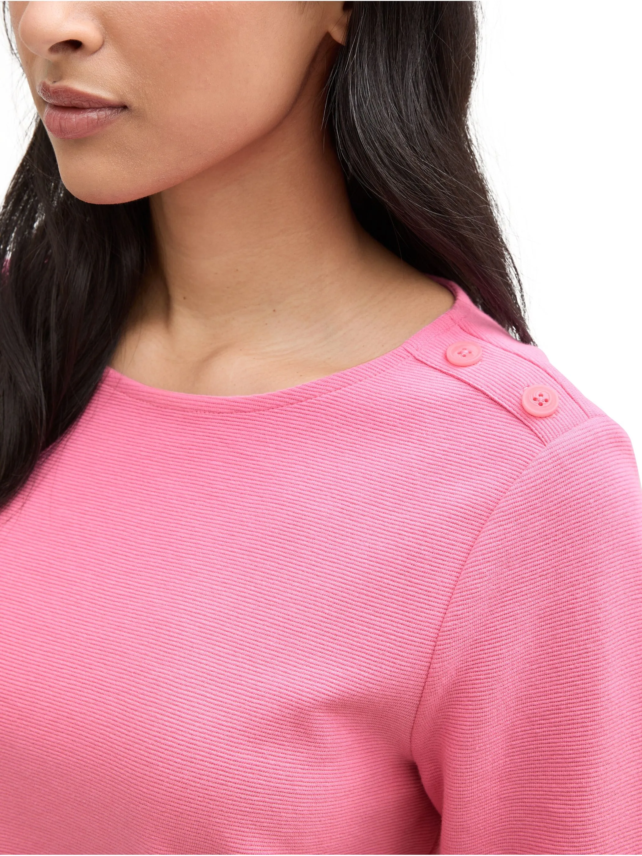 Tom Tailor 1045536 NOS T-shirt structured Rosa 905959 15116 3