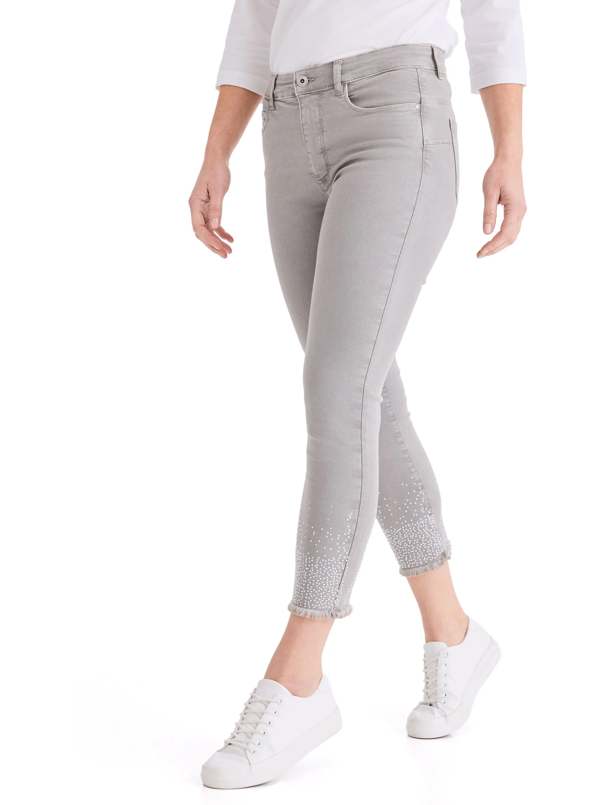 Stooker DOB 22600740006231 Da. Hosen lang, Grau 928296 6231 1