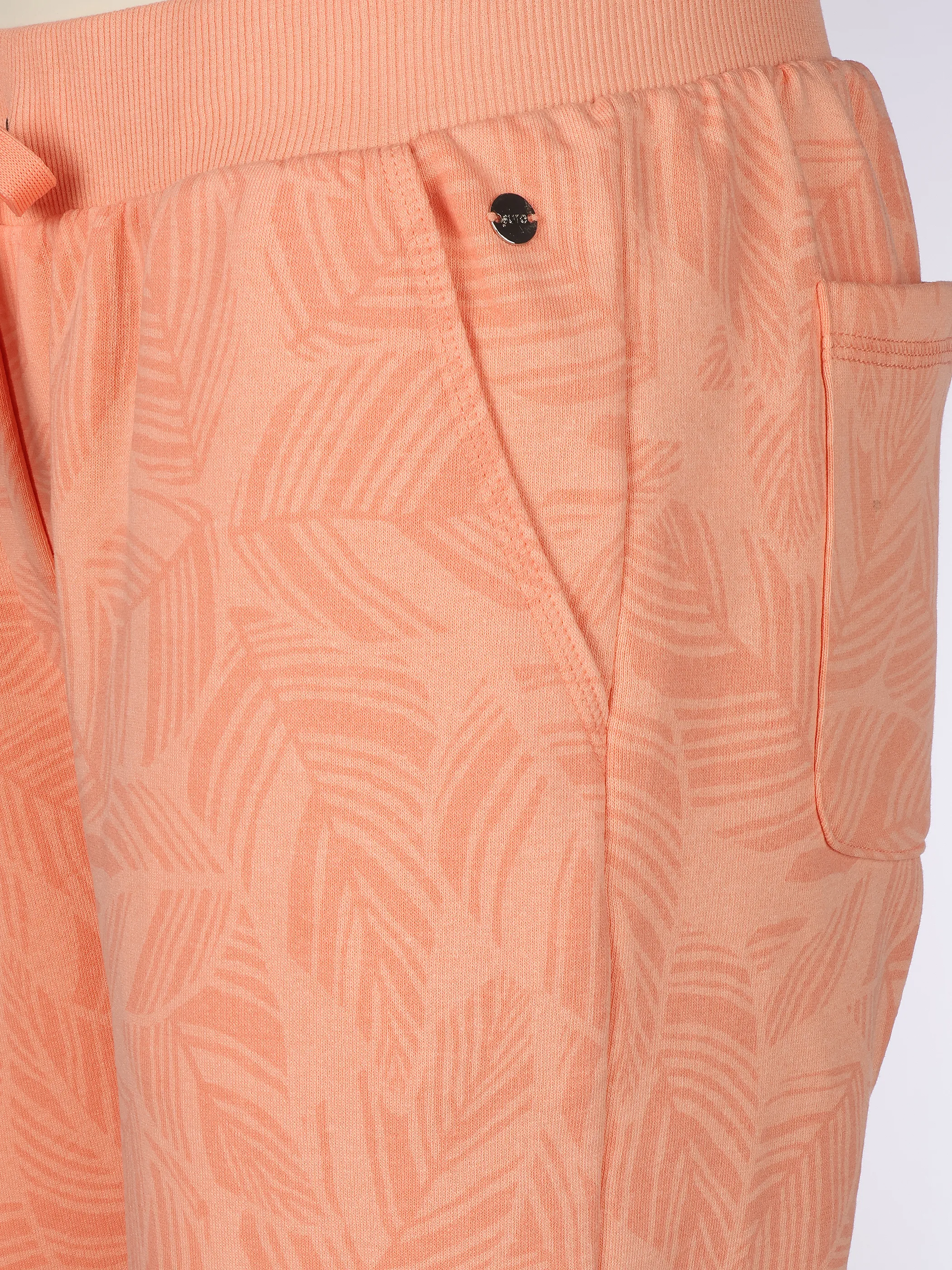 Sure Da-Joggpant m. Print Orange 920695 PEACH 4