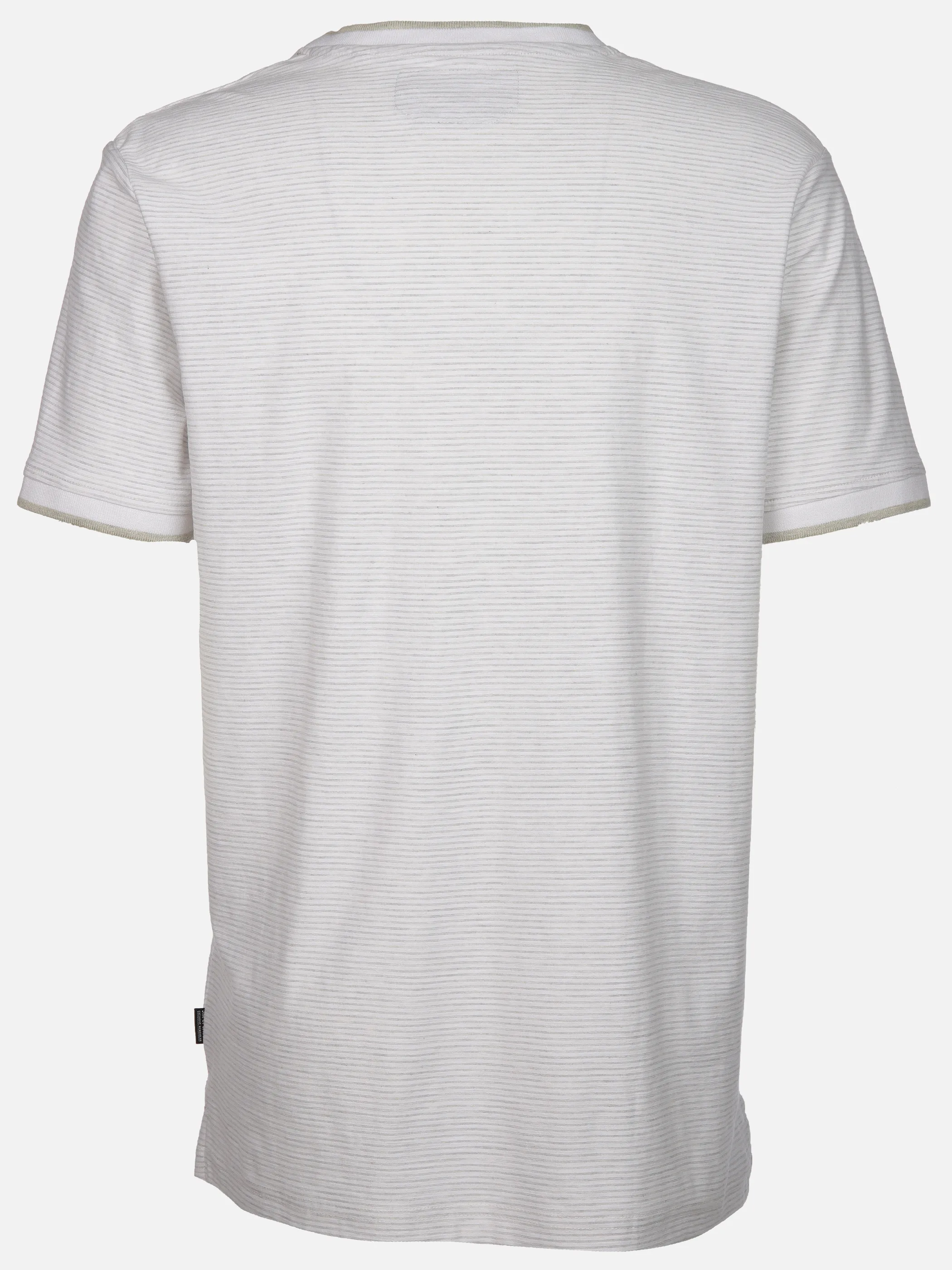 Jim Spencer He. Henleyshirt 1/2 Arm grindle Weiß 910917 OFFWHITE 2