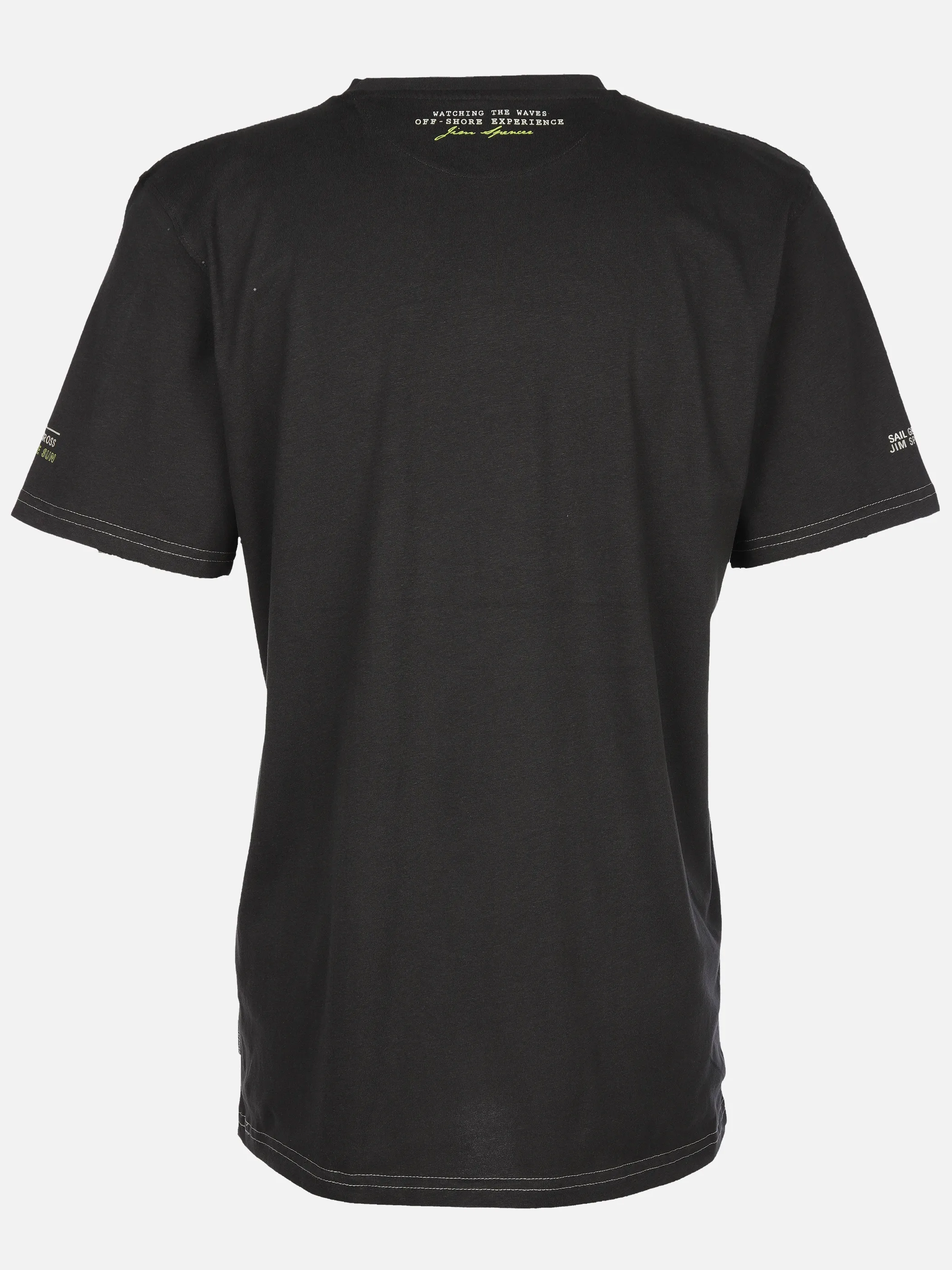 Jim Spencer He. T-Shirt 1/2 Arm print Grau 910900 GRAPHIT 2