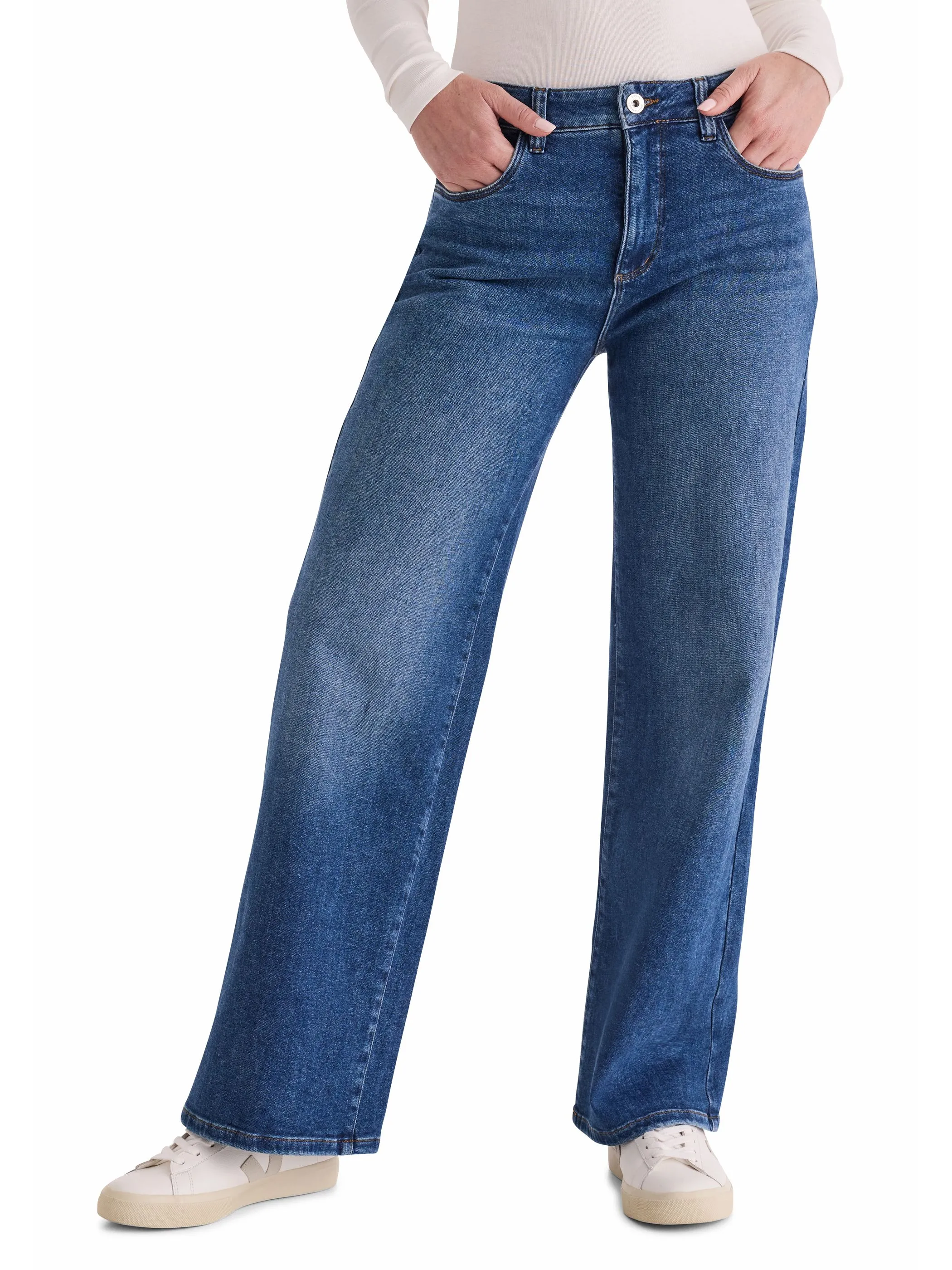 Stooker DOB 22420010007217 Da. Hosen lang, Blau 936928 7217 1