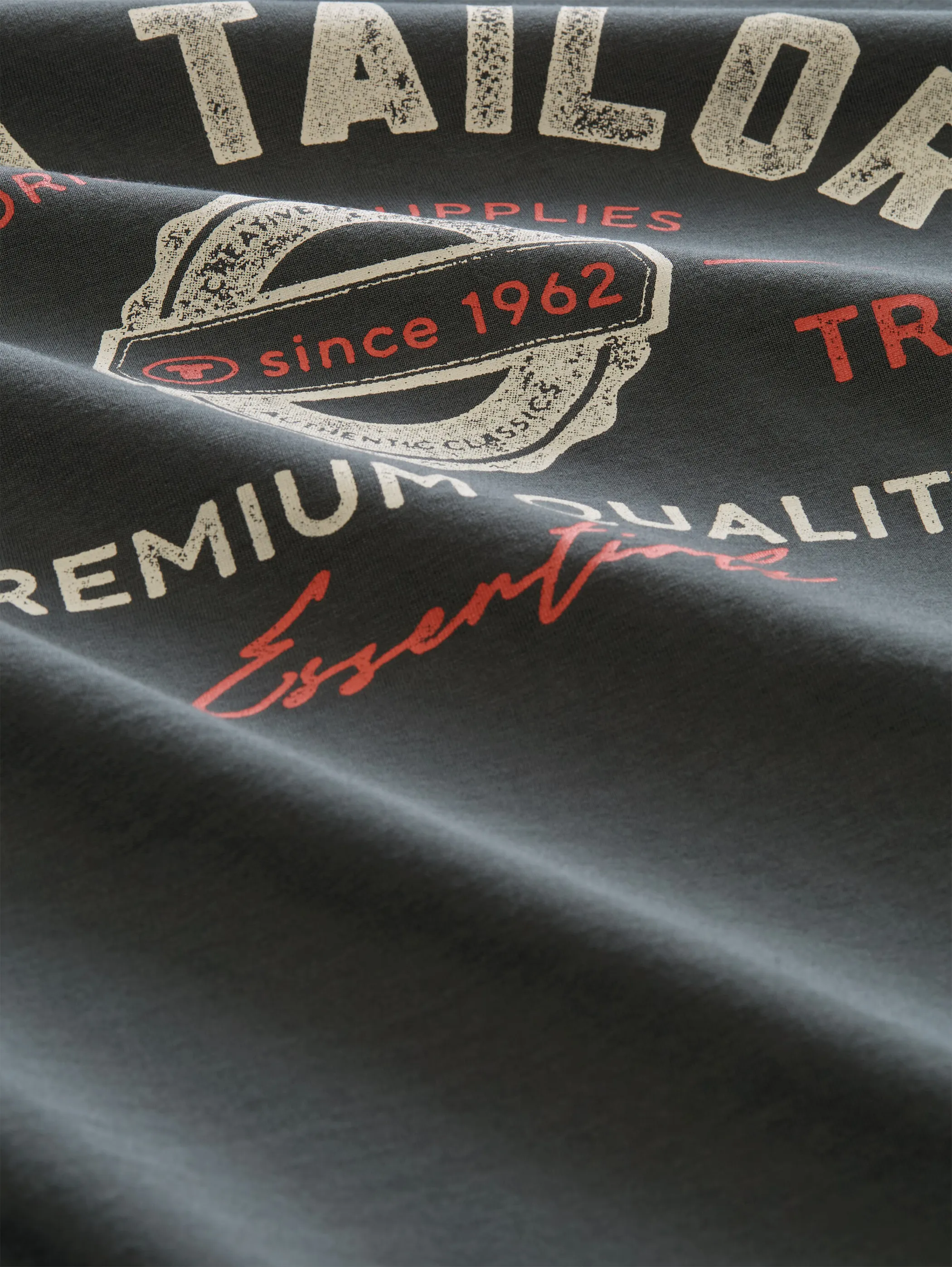 Tom Tailor 1037735 NOS logo tee Grau 884276 14406 4
