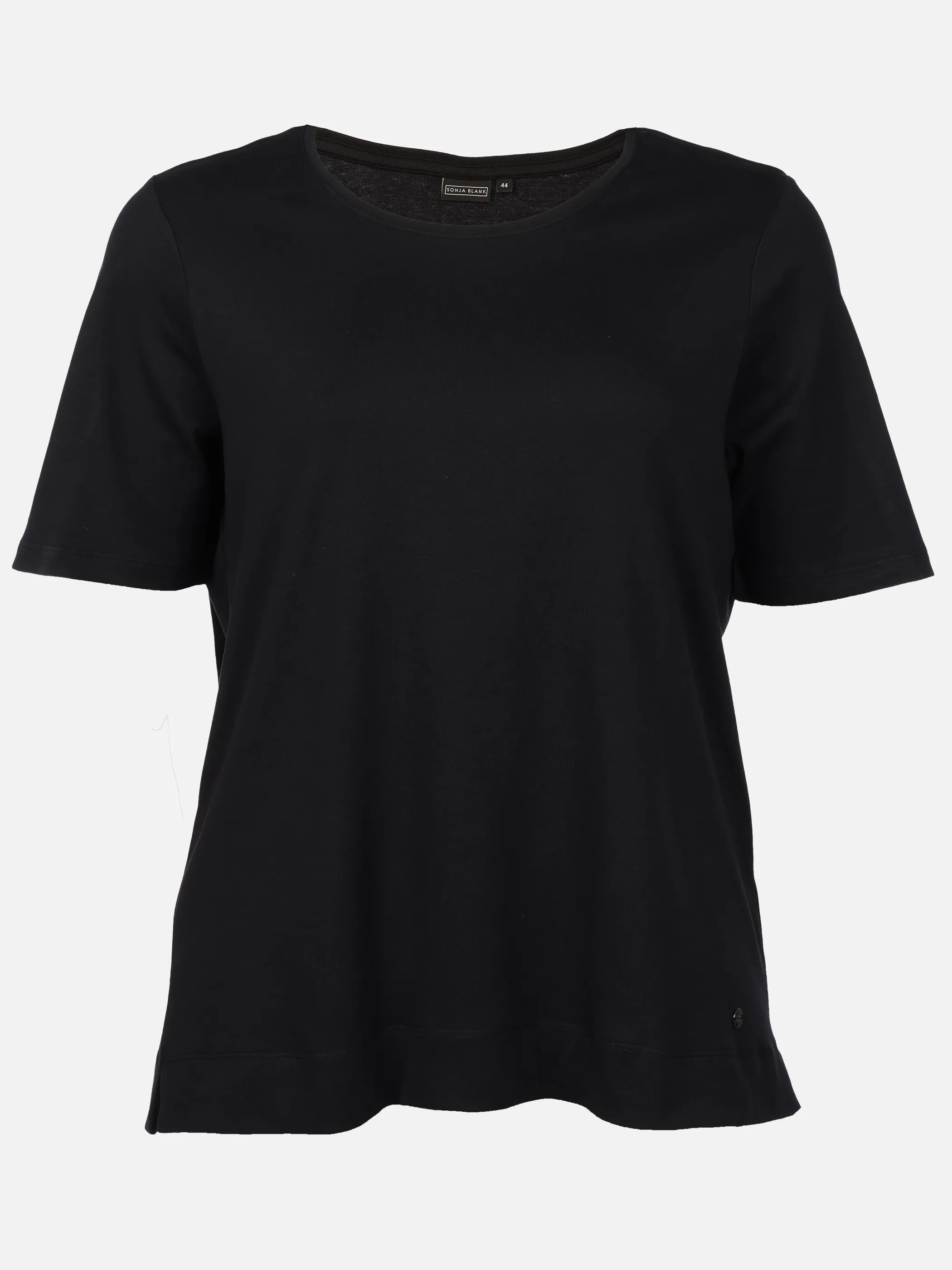 Sonja Blank Da-gr.Gr. T-Shirt Basic Schwarz 922853 BLACK 1