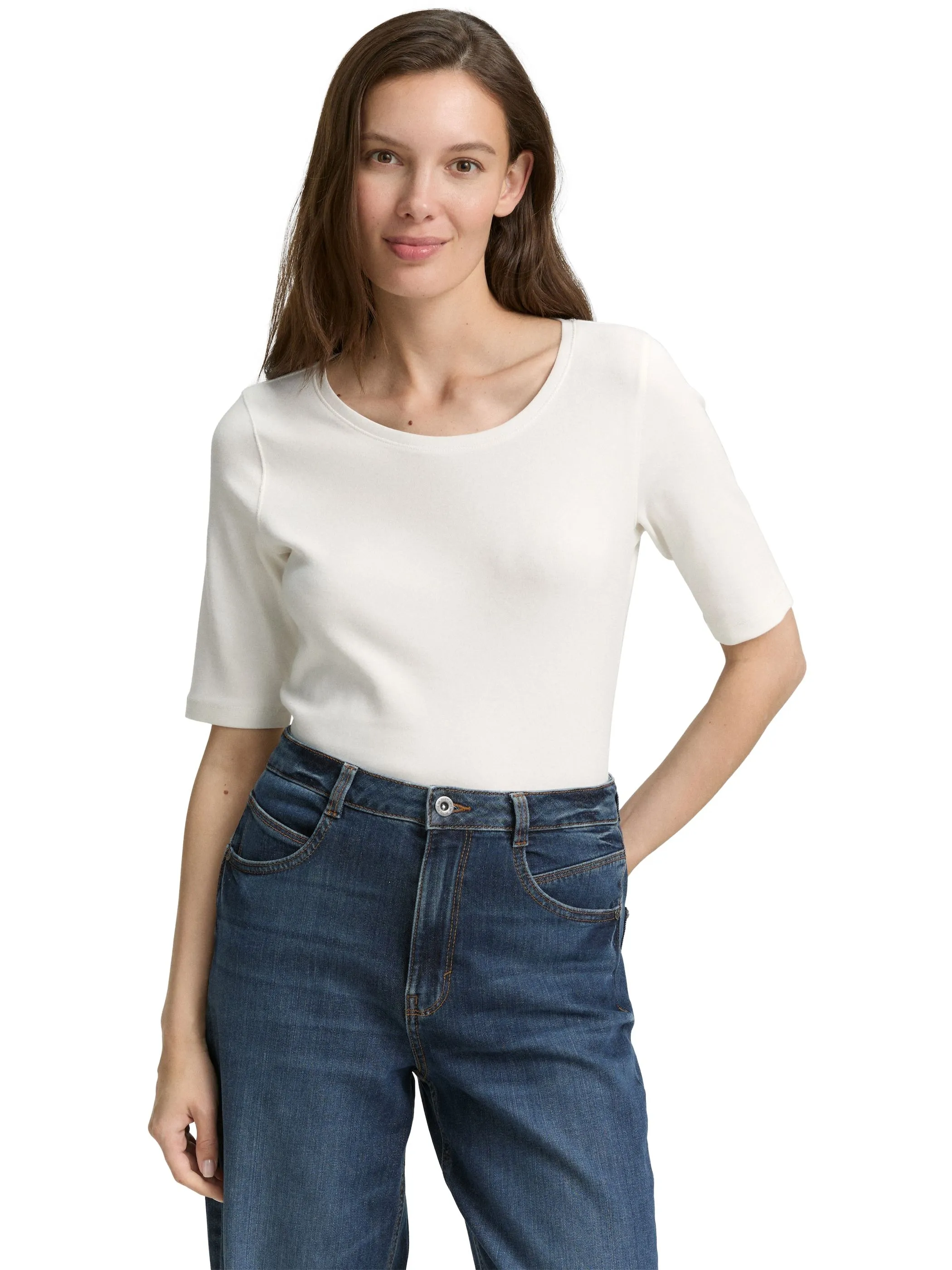 Tom Tailor 1047728 NOS T-shirt crew neck Weiß 914539 10315 5 Tom Tailor 1047728 NOS T-shirt crew neck Weiß 914539 10315 5