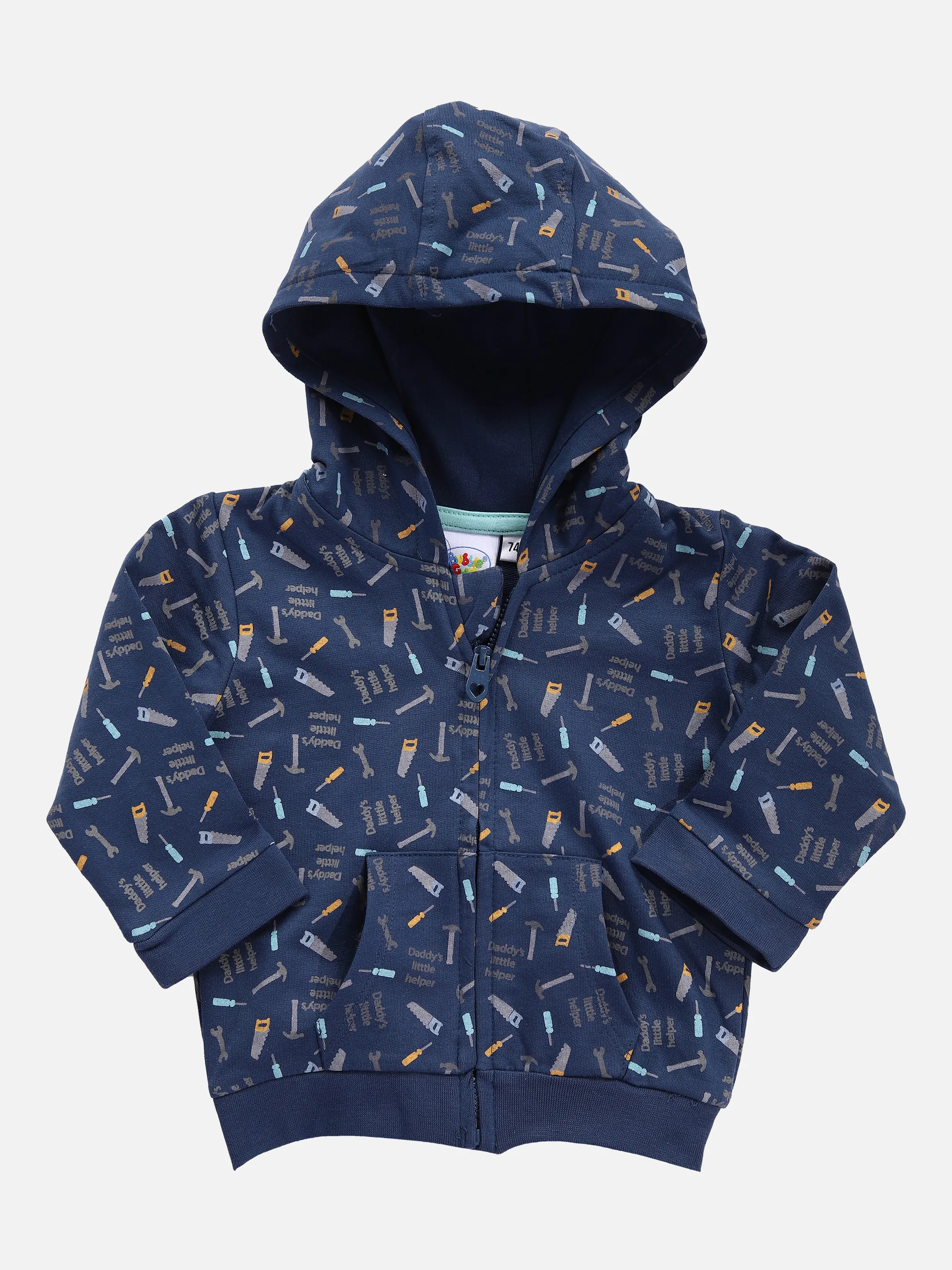 Bubble Gum BB Sweat Cardigan mit Kapuze Blau 851271 BLAU 1