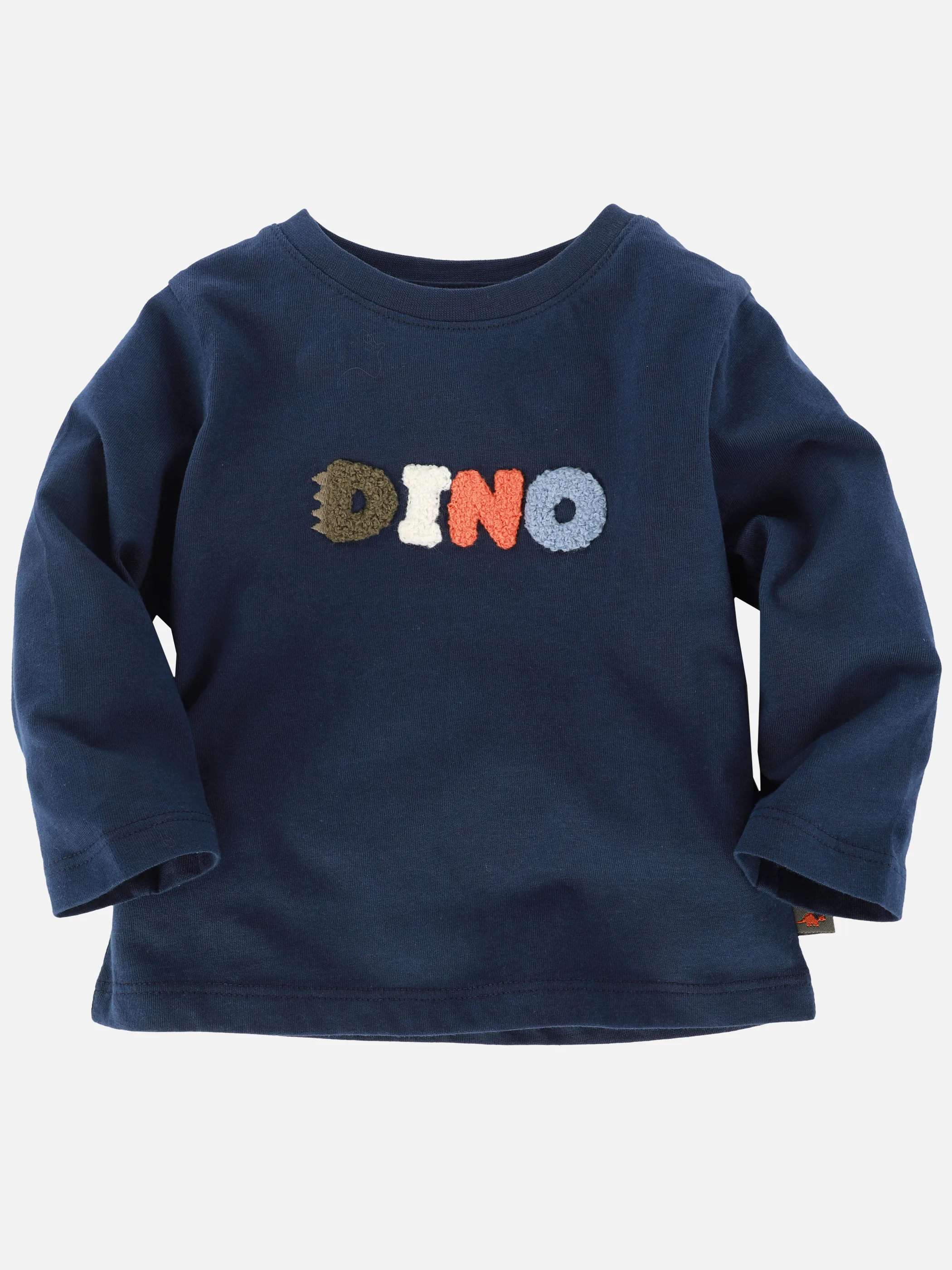 Bubble Gum BJ Longsleeve mit Dino Frotte Schriftzug Blau 899438 BLAU 3 Bubble Gum BJ Longsleeve mit Dino Frotte Schriftzug Blau 899438 BLAU 3