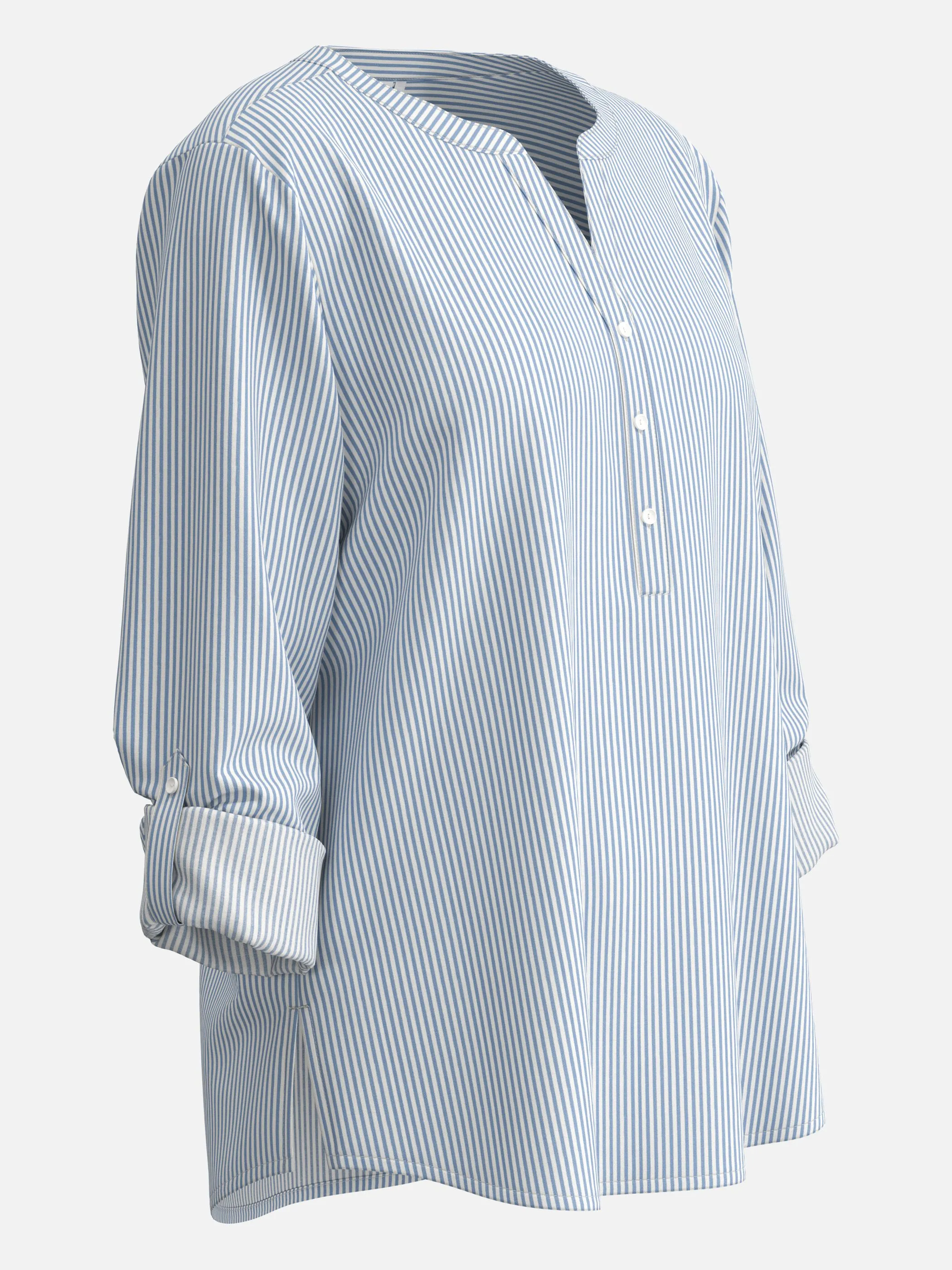 Sure Da-Streifenbluse Weiß 930039 WHITE/BLUE 4