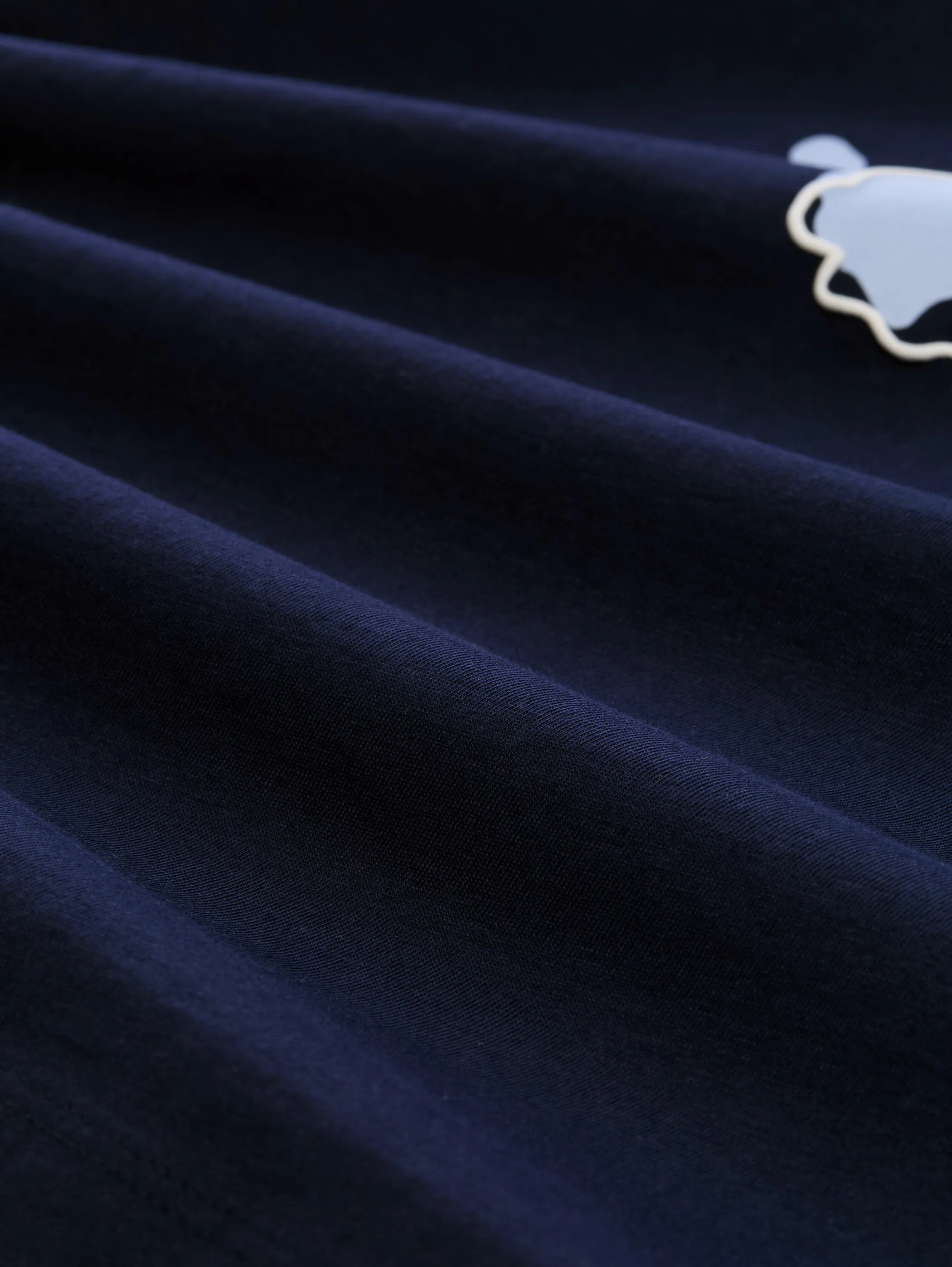 Tom Tailor 1050414 NOS T-shirt basic crew neck print Blau 922045 10668 4