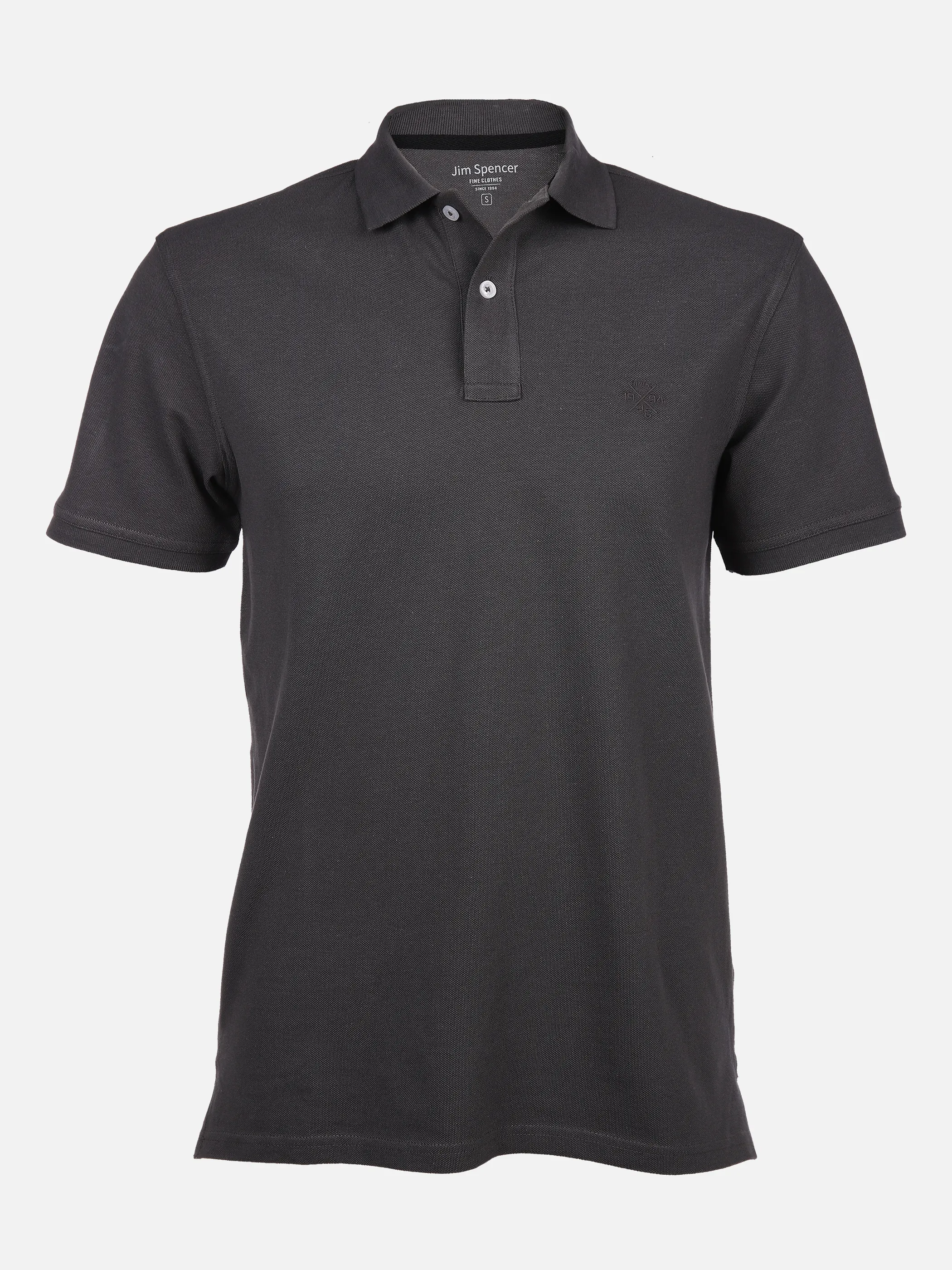 Jim Spencer He. Poloshirt 1/2 Arm uni basic Grau 852325 GREY 1 Jim Spencer He. Poloshirt 1/2 Arm uni basic Grau 852325 GREY 1