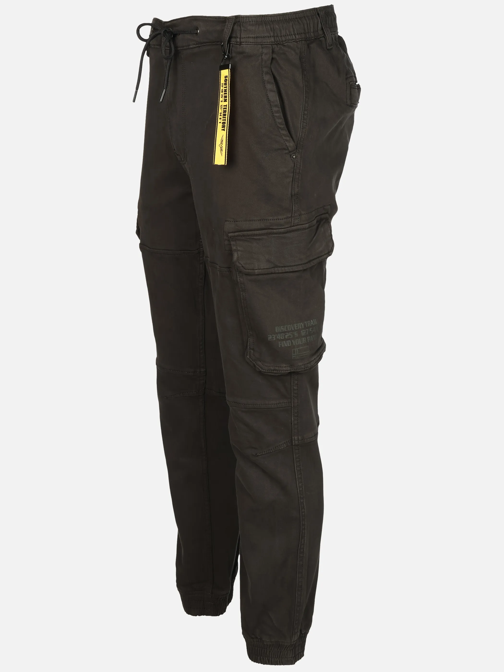 Southern Territory He. Jogg-Cargohose Schlupfbund Schwarz 932403 BLACK 3