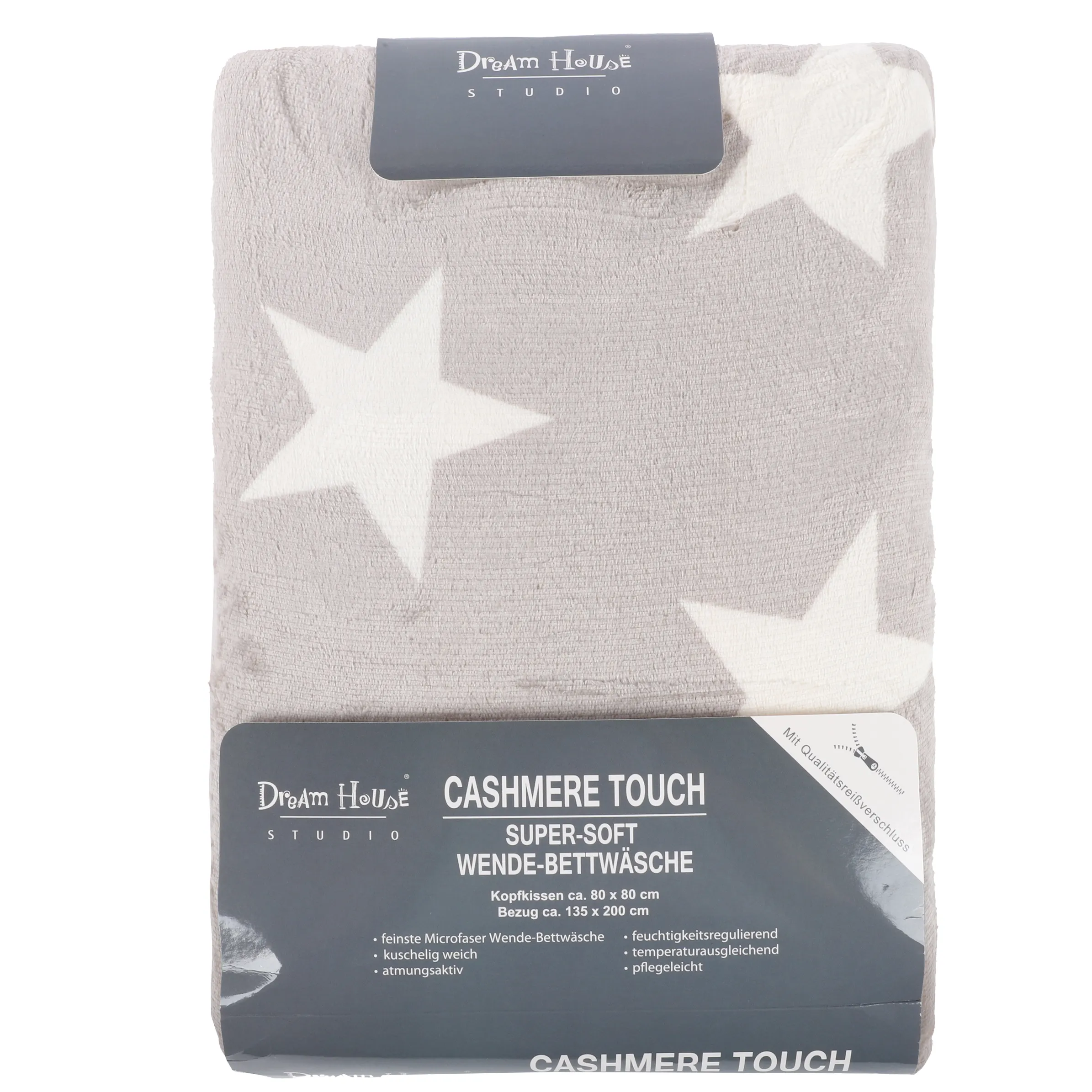 Dream House Bettwäsche Cashmir Touch Stars Silber 882781 SILBER 2